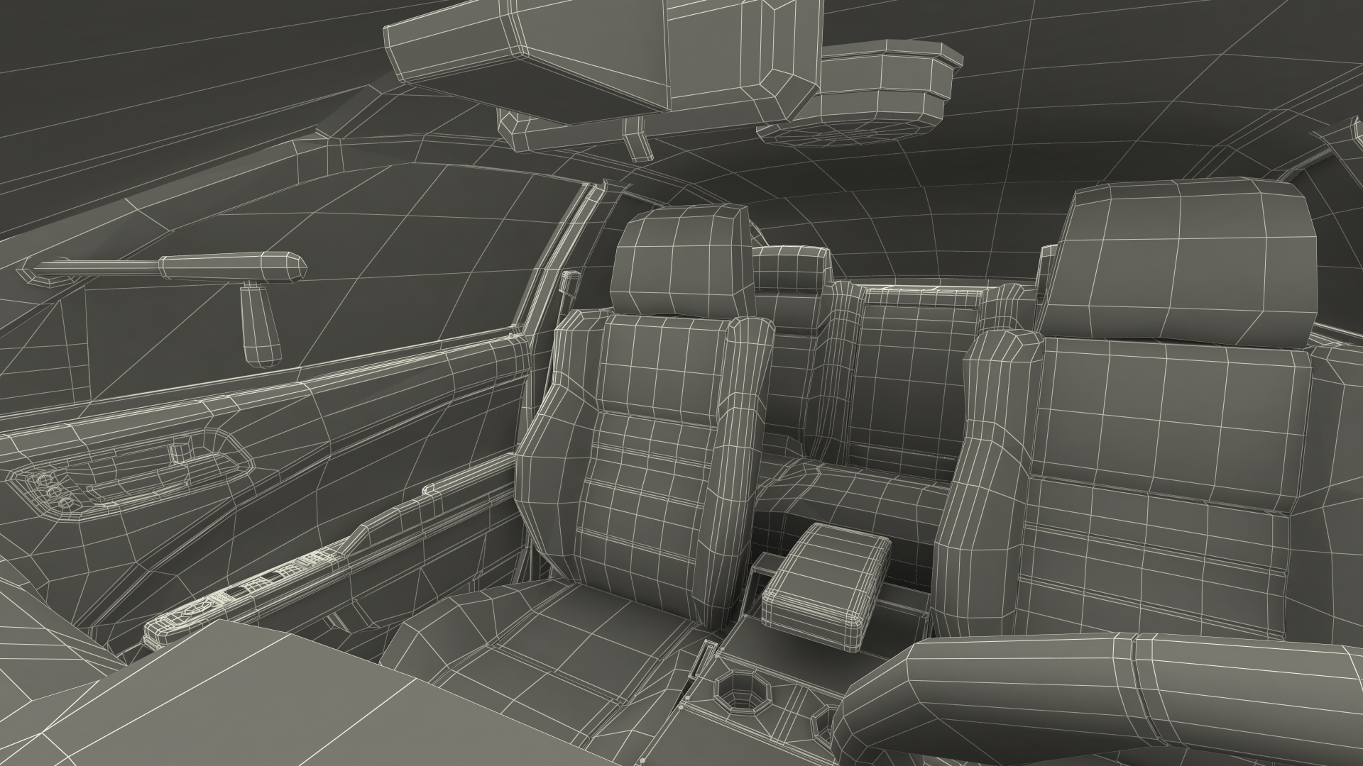 3D Police Car Generic model