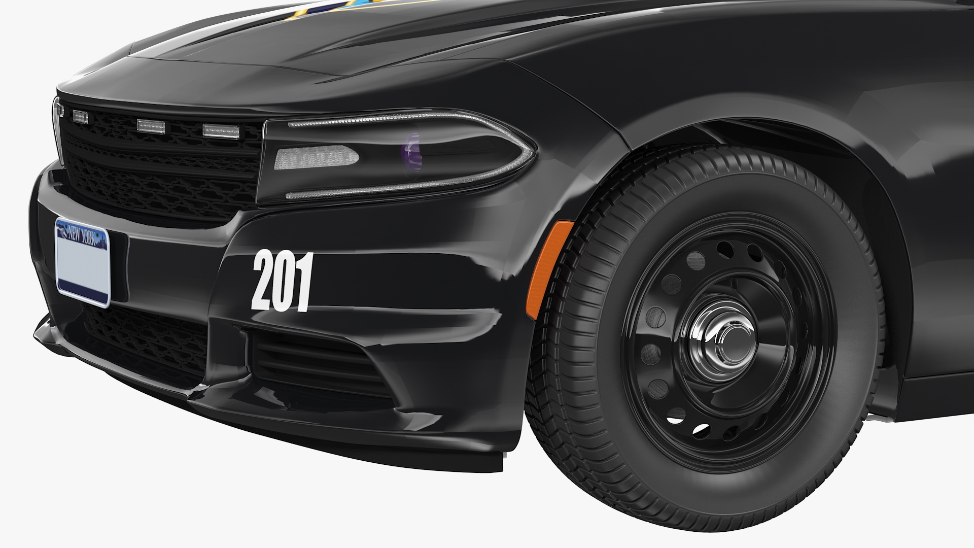 3D Police Car Generic model
