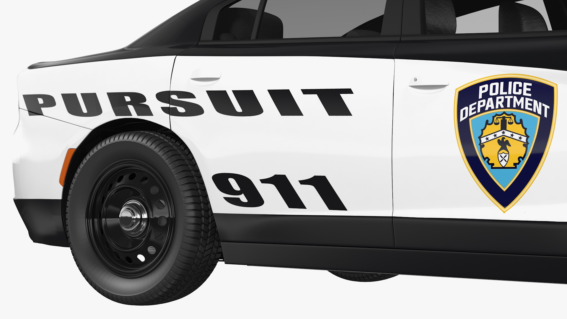 3D Police Car Generic model