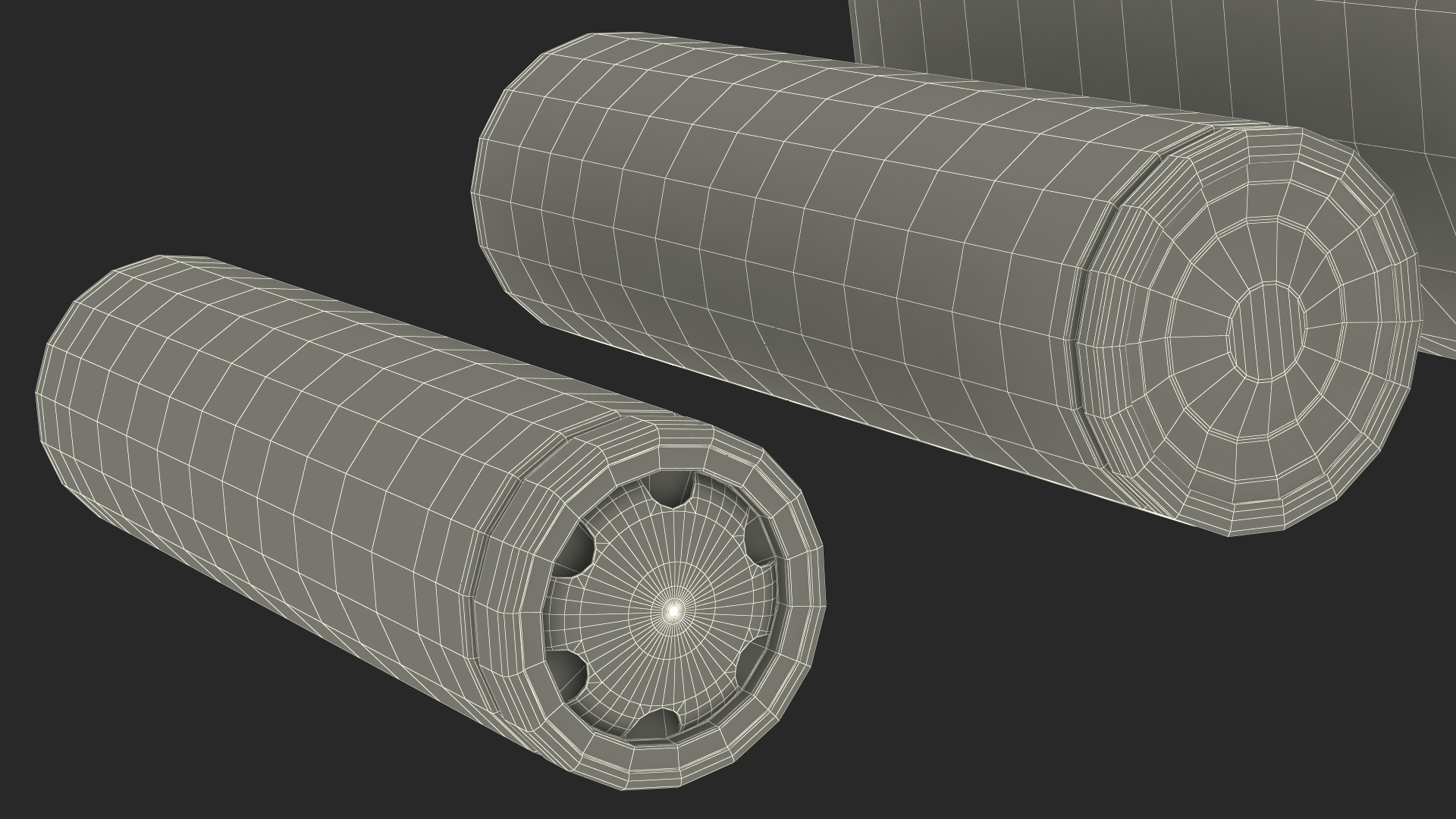 Tesla Batteries Set 3D model