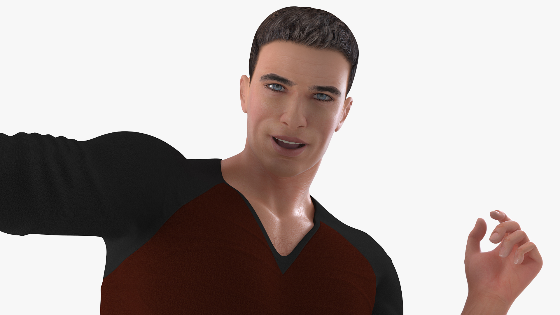 Man in Urban Style Clothing 3D
