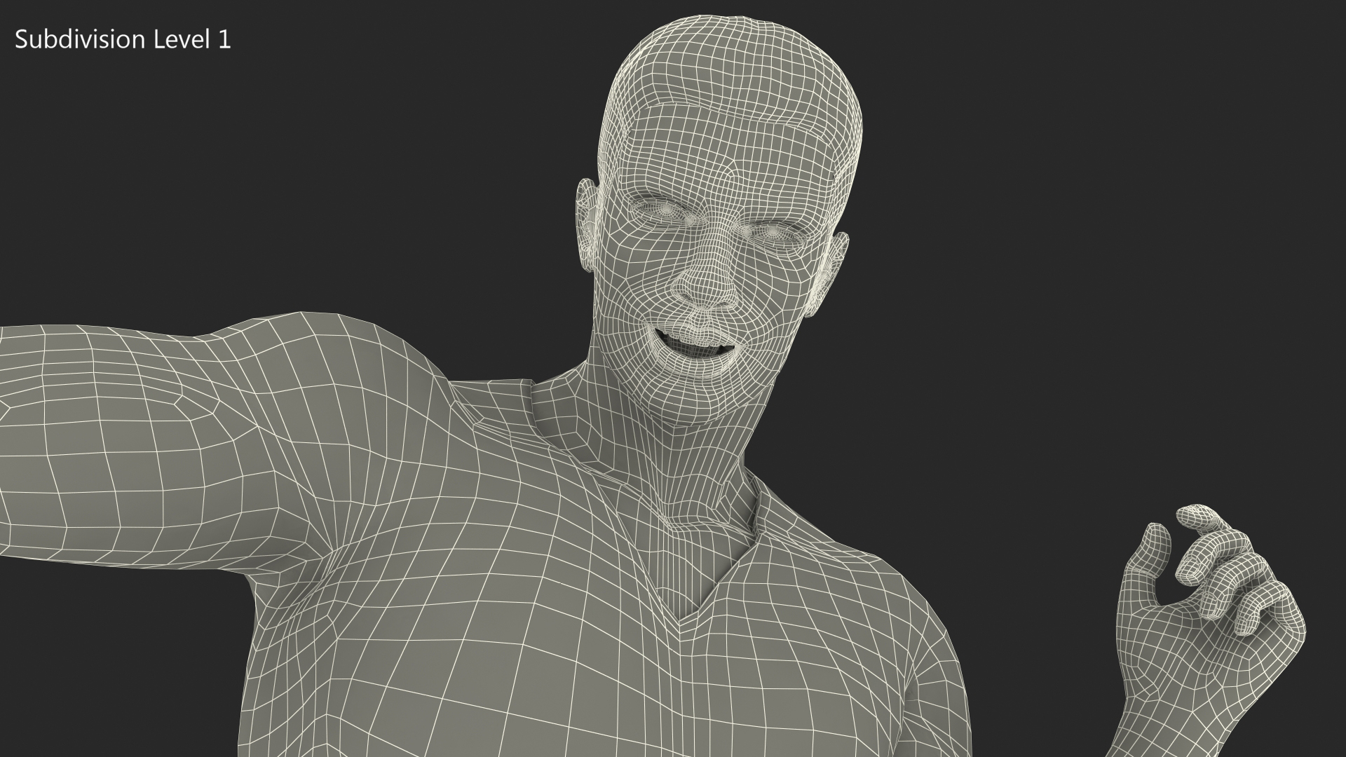 Man in Urban Style Clothing 3D