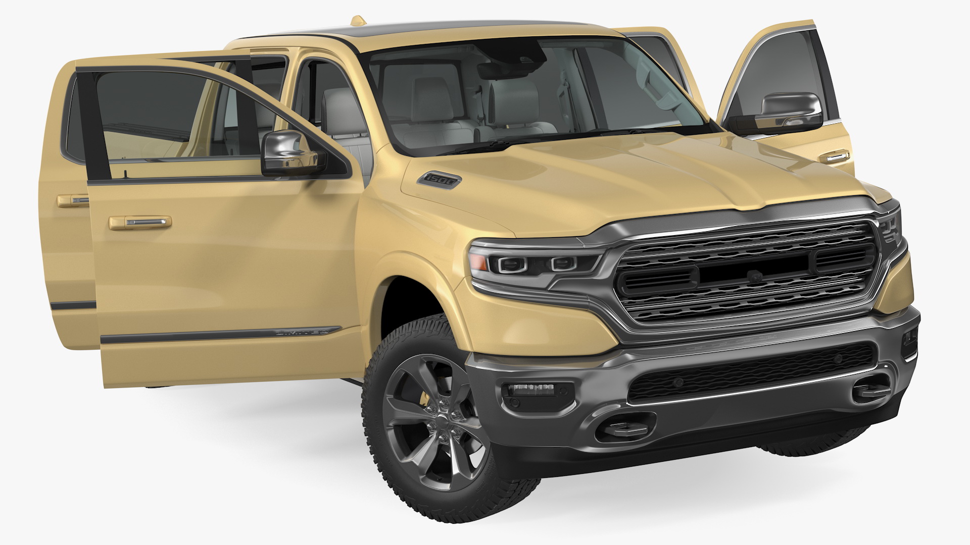 Pickup Truck Generic Rigged 3D