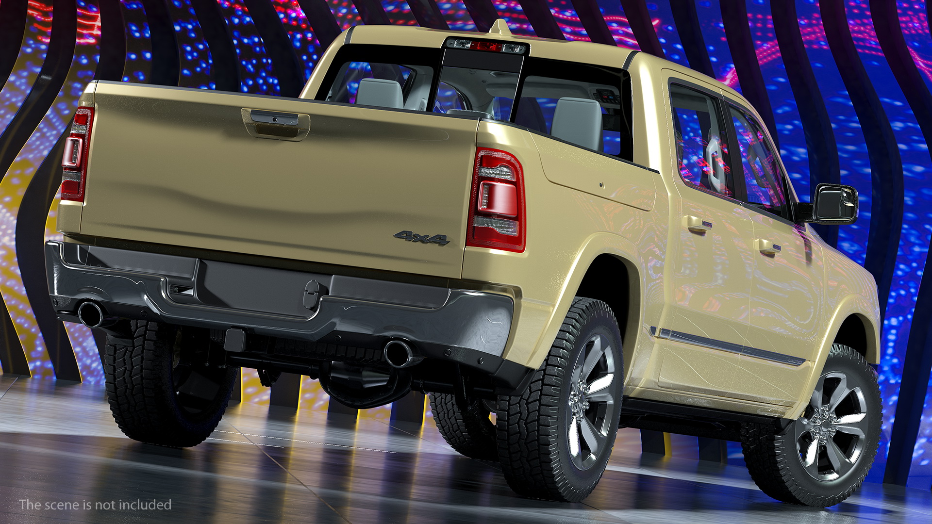 Pickup Truck Generic Rigged 3D