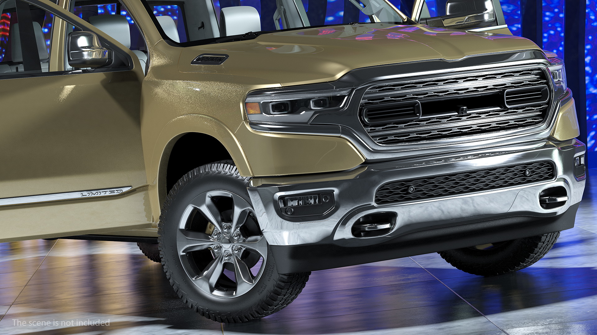 Pickup Truck Generic Rigged 3D