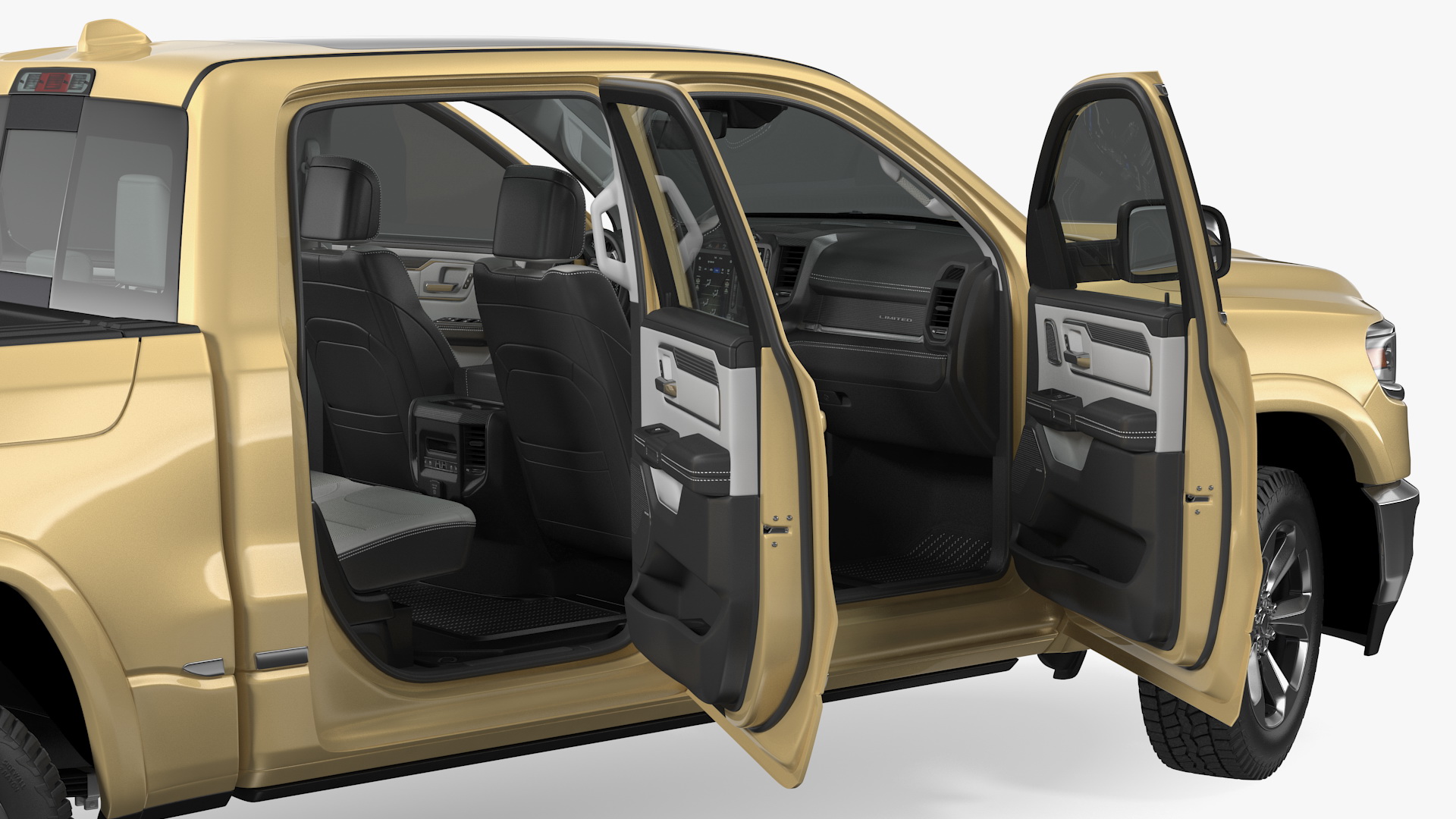Pickup Truck Generic Rigged 3D