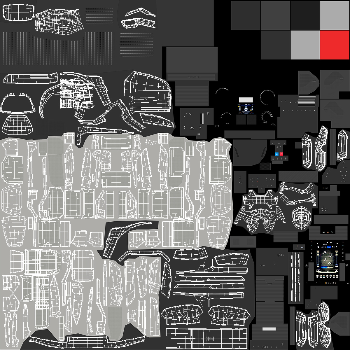 Pickup Truck Generic Rigged 3D