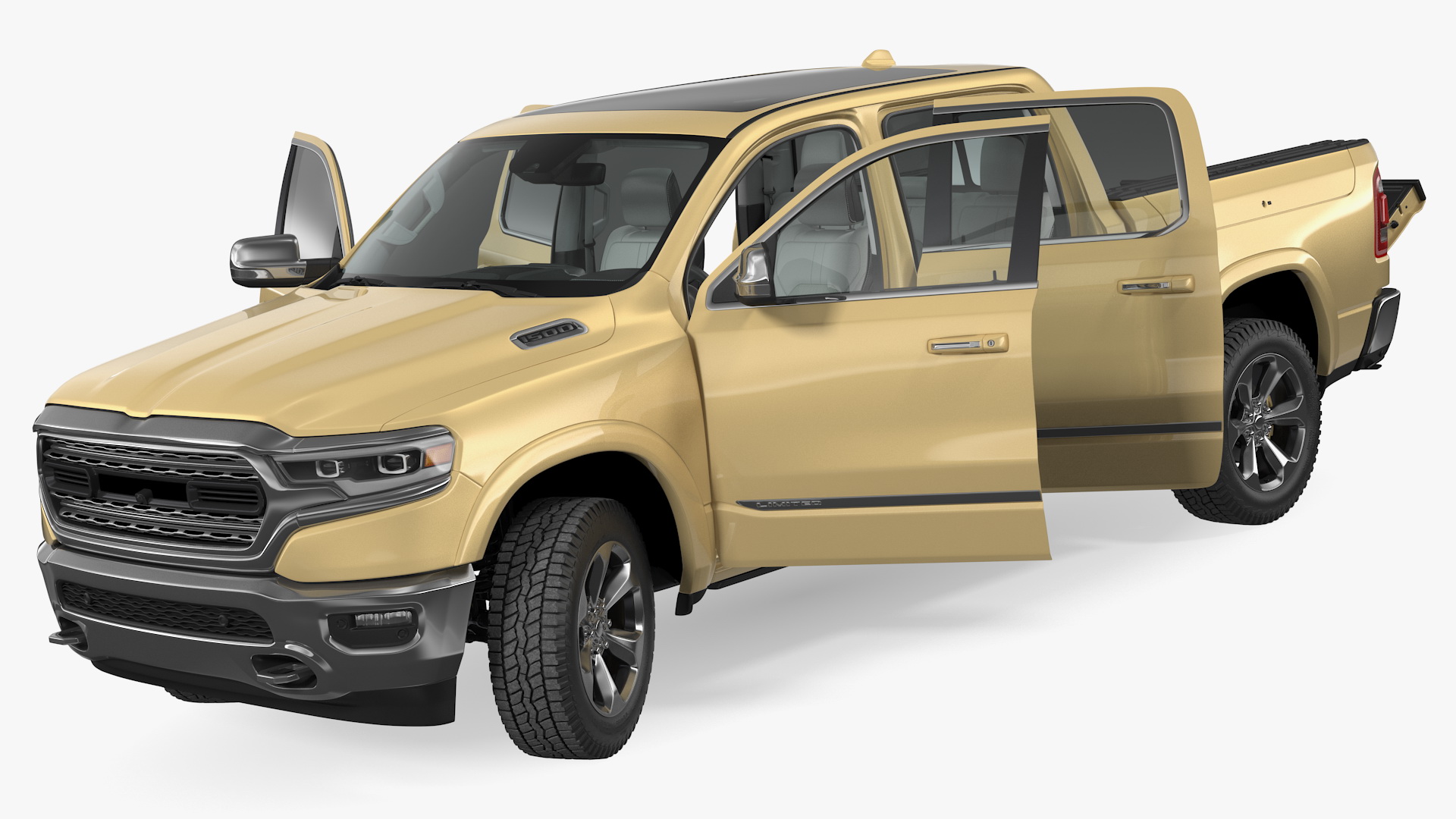 Pickup Truck Generic Rigged 3D