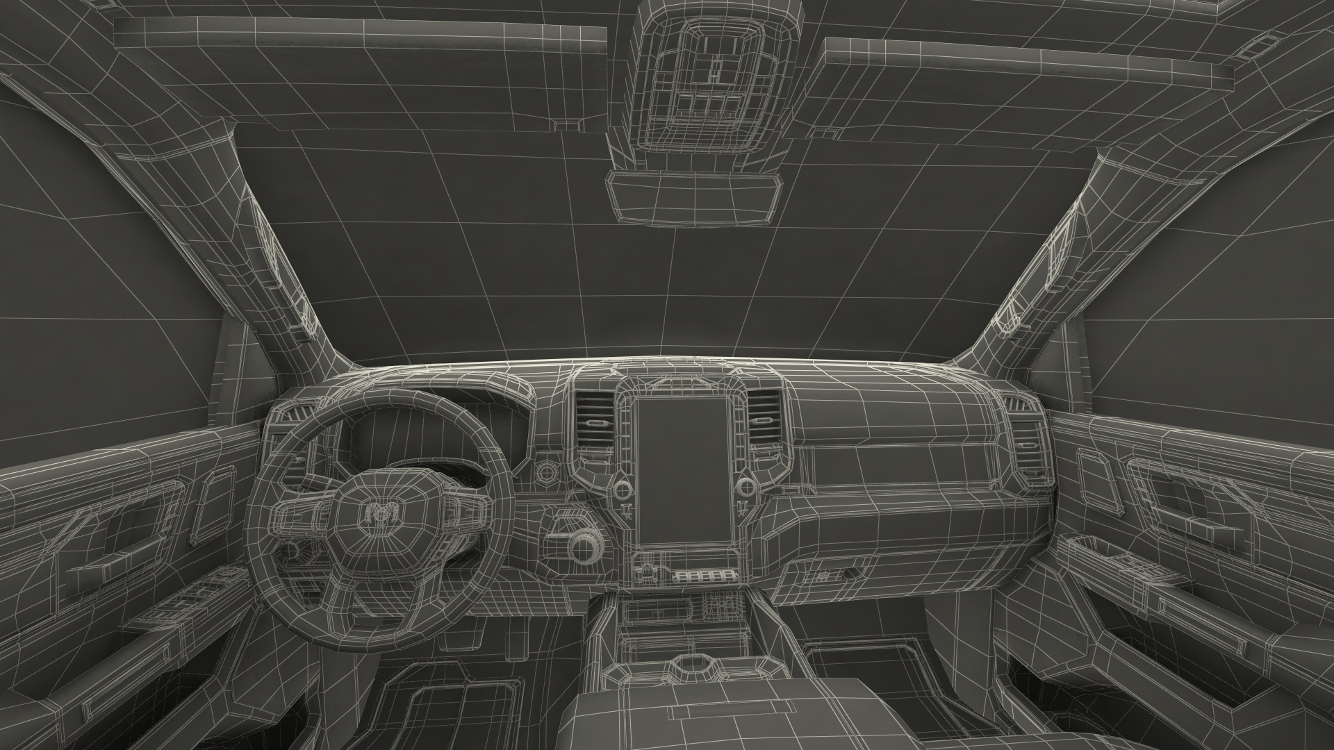 Pickup Truck Generic Rigged 3D