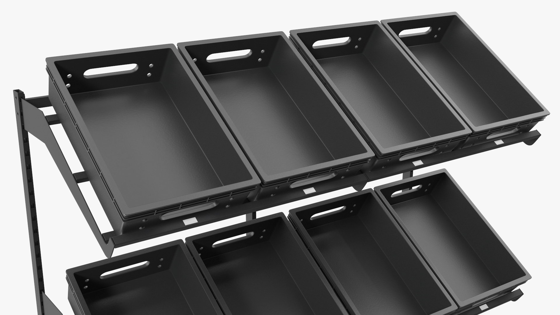 Vegetable and Fruit Display Rack 3D