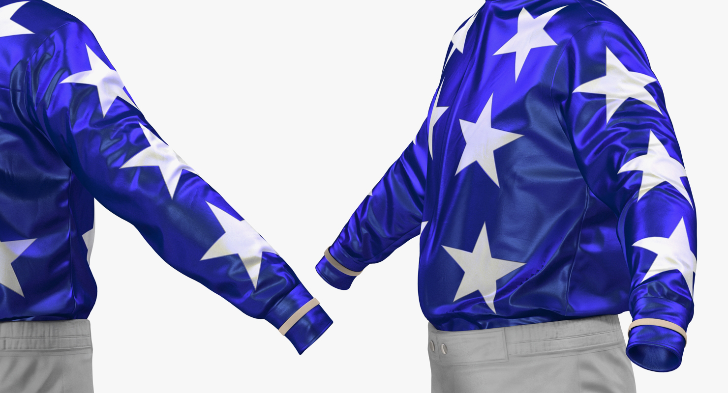 3D Horse Racing Jockey  Costume model