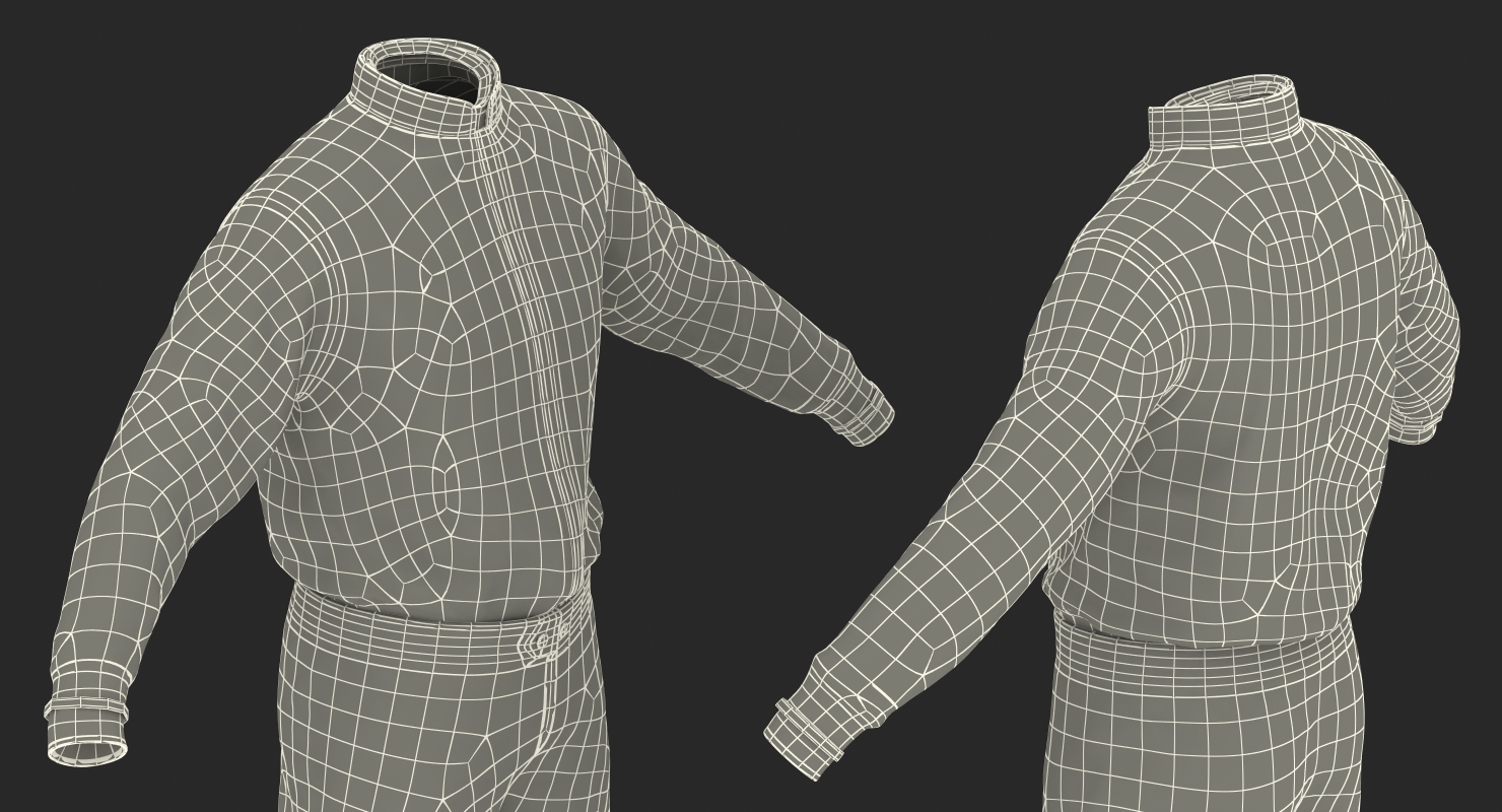 3D Horse Racing Jockey  Costume model