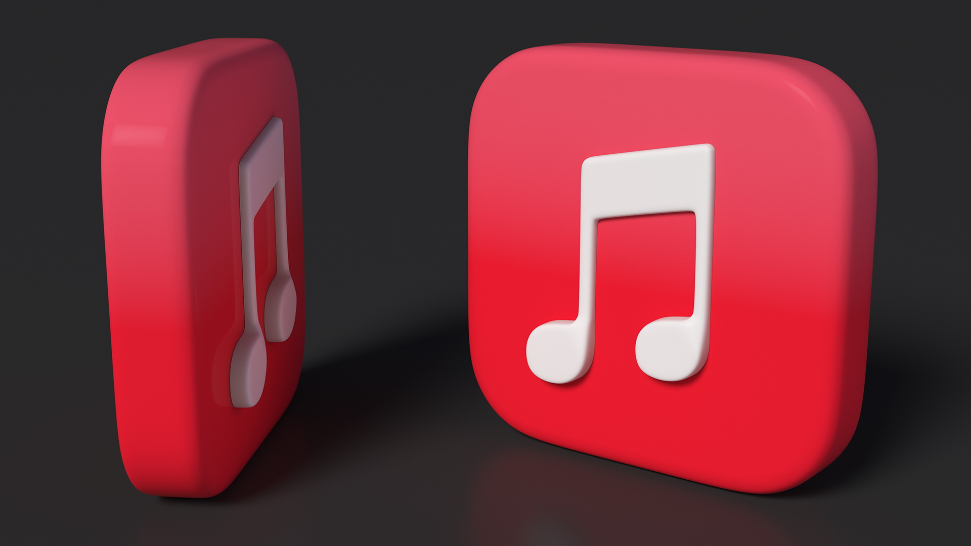 3D iPhone iOS Music Icon