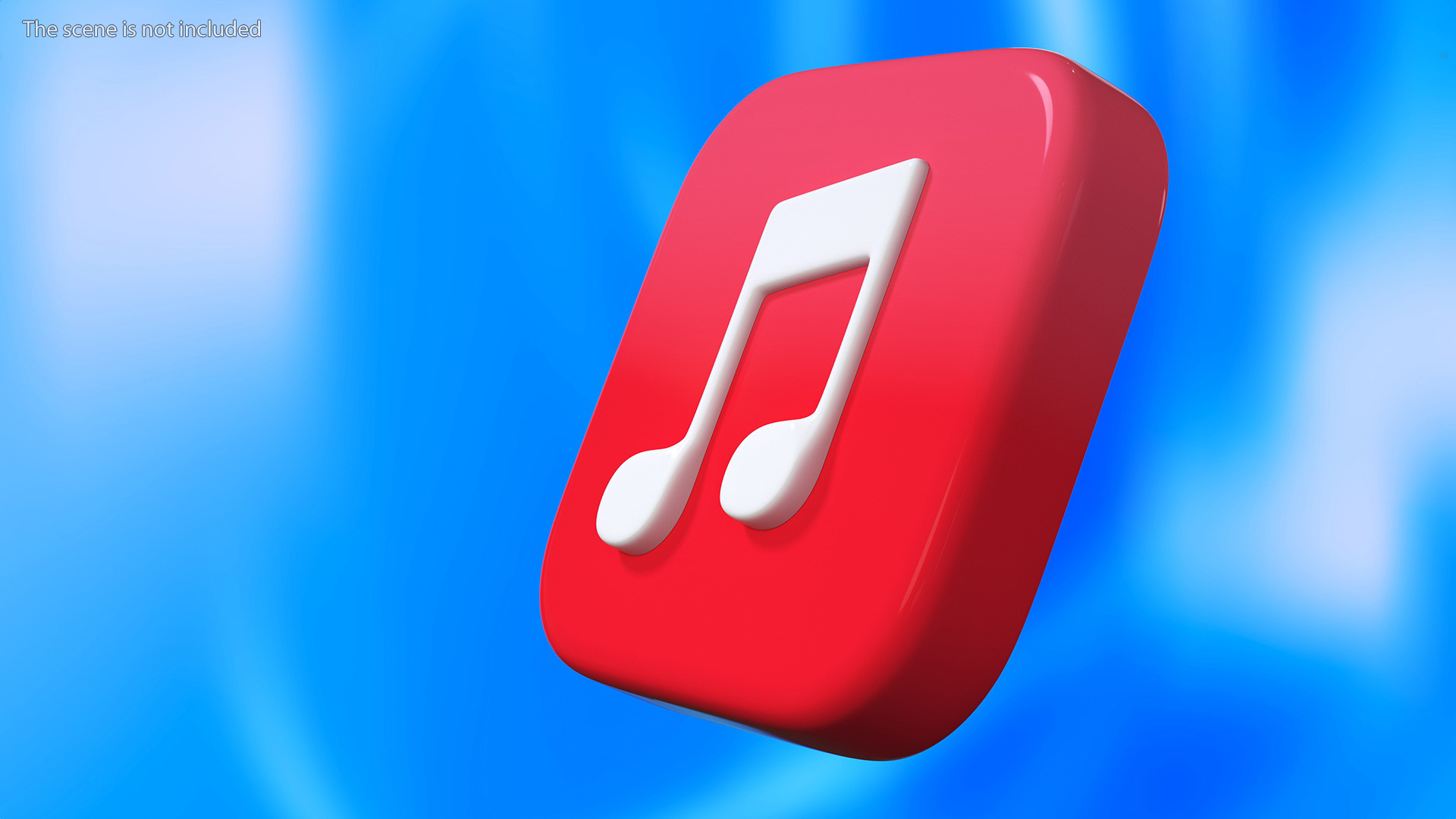 3D iPhone iOS Music Icon