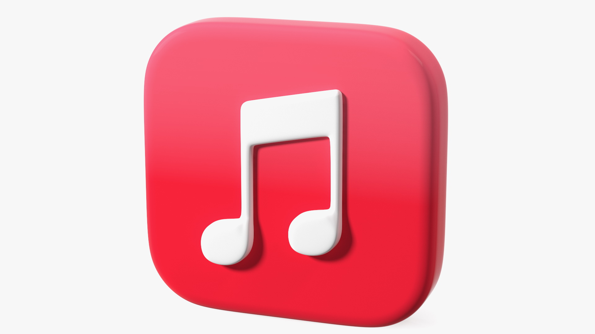 3D iPhone iOS Music Icon