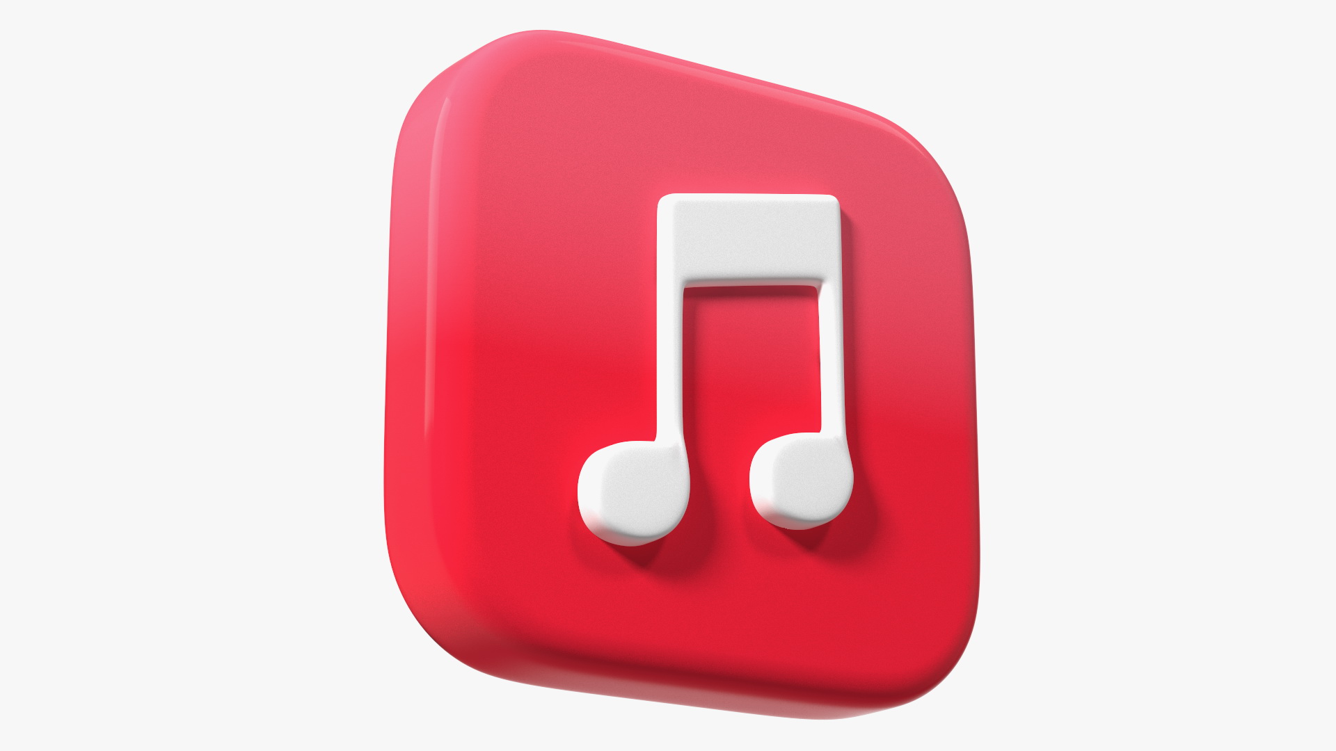 3D iPhone iOS Music Icon