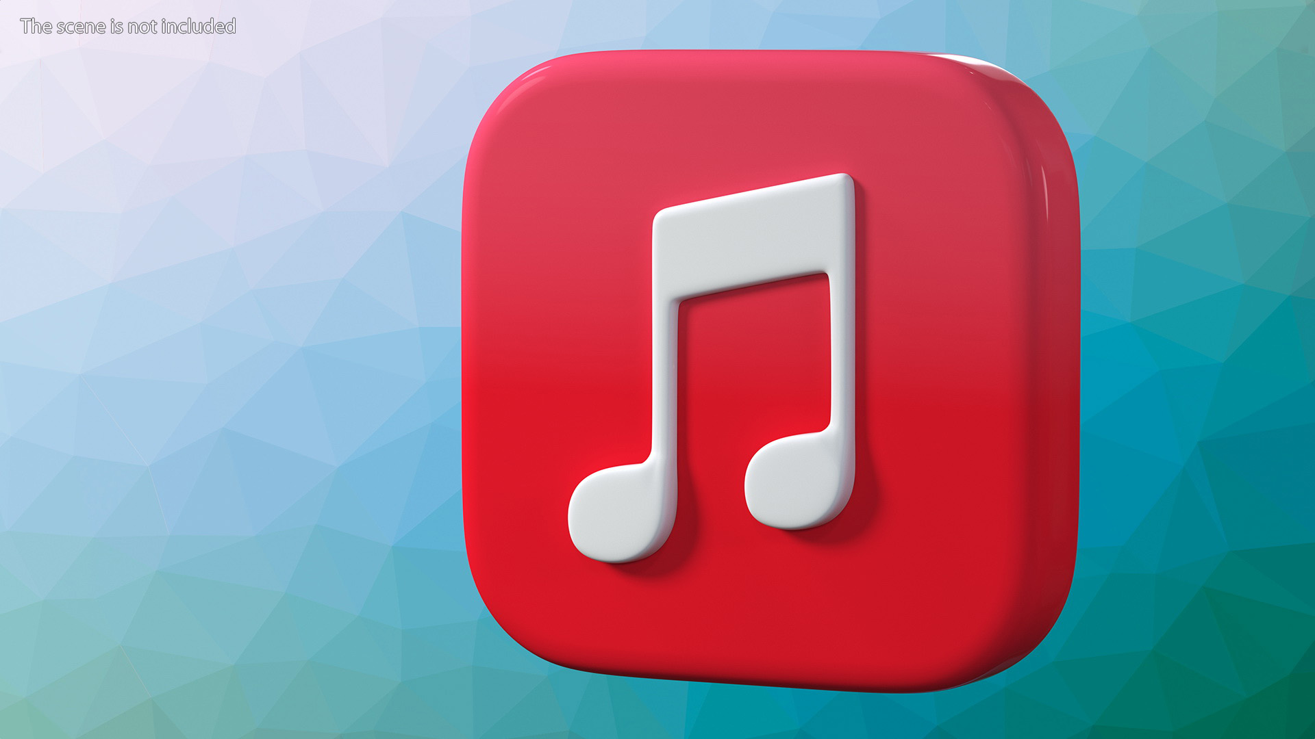 3D iPhone iOS Music Icon