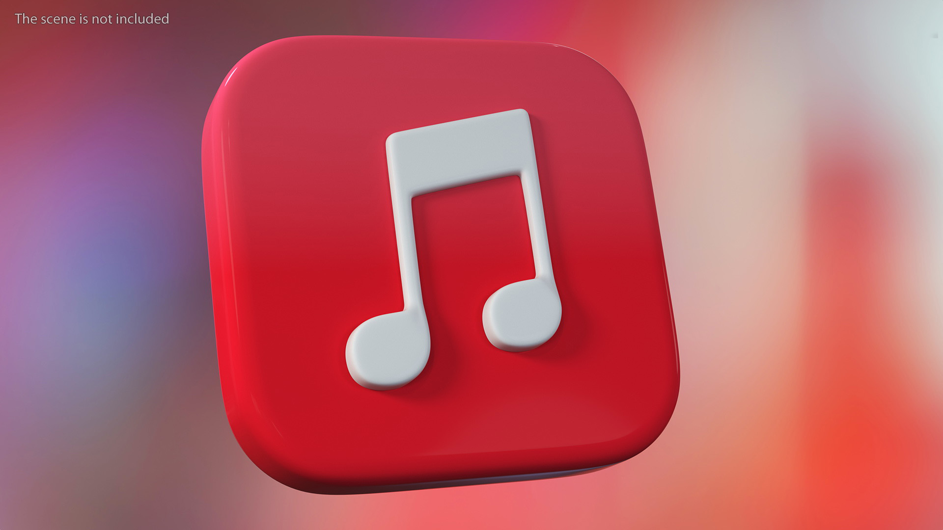 3D iPhone iOS Music Icon