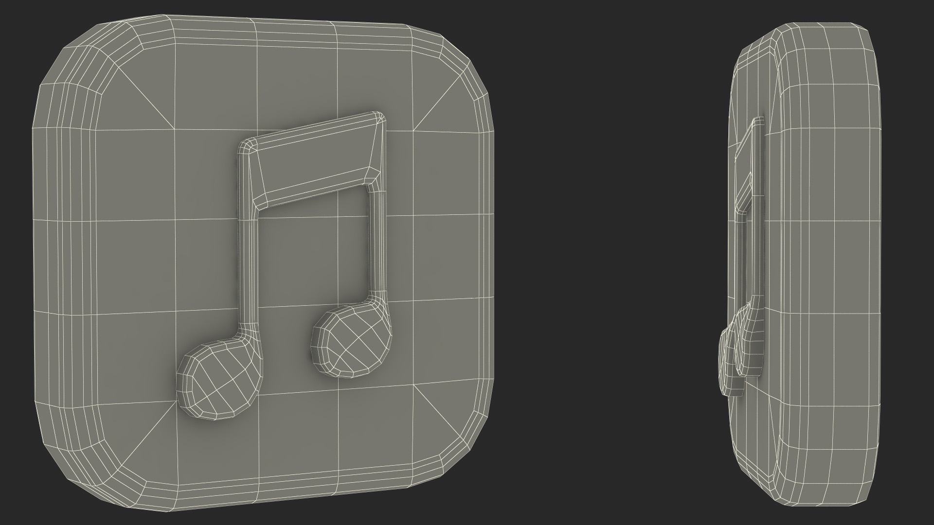 3D iPhone iOS Music Icon