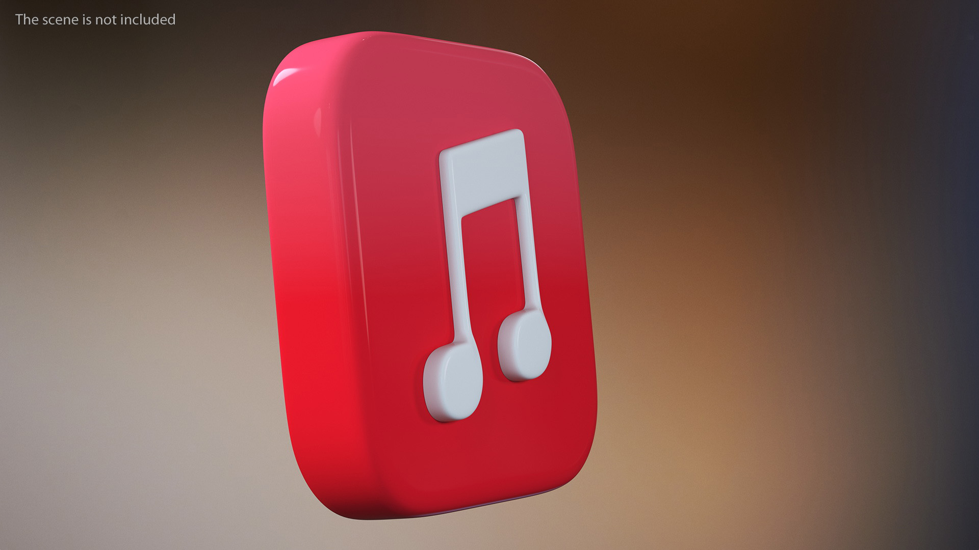3D iPhone iOS Music Icon