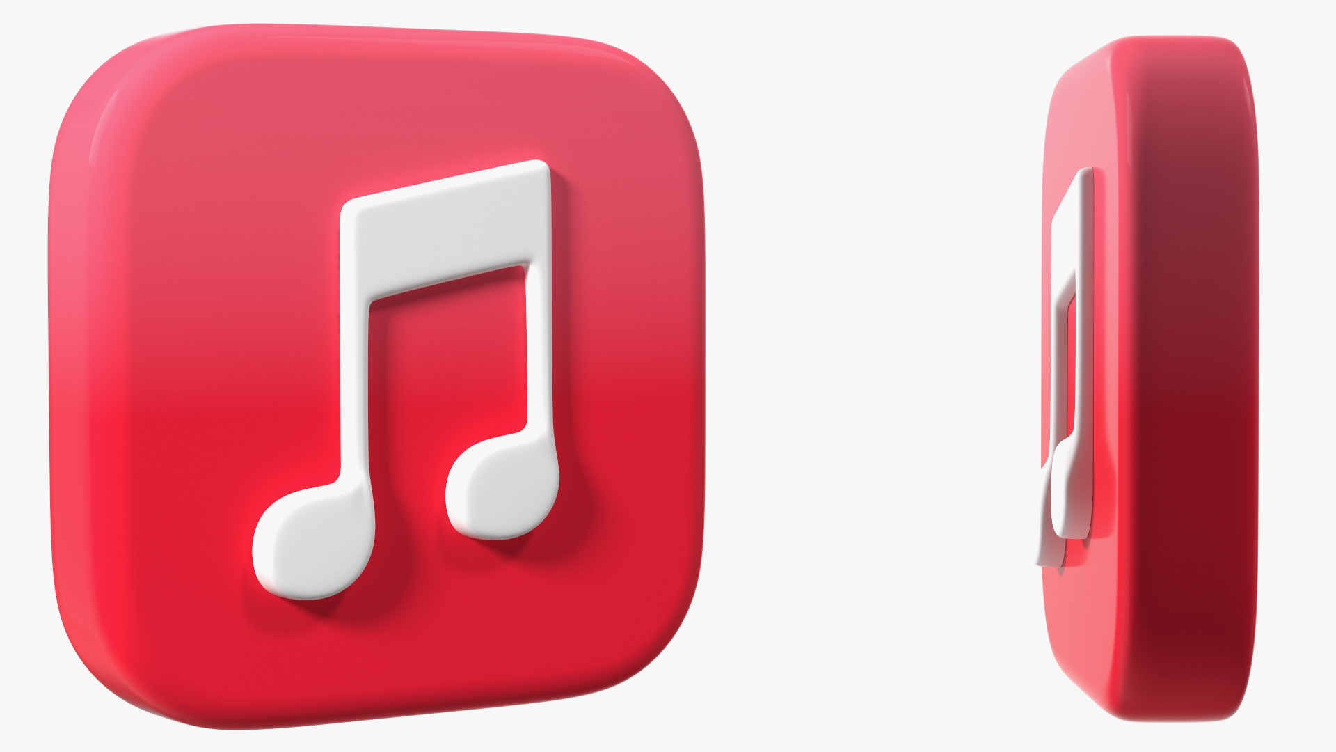 3D iPhone iOS Music Icon