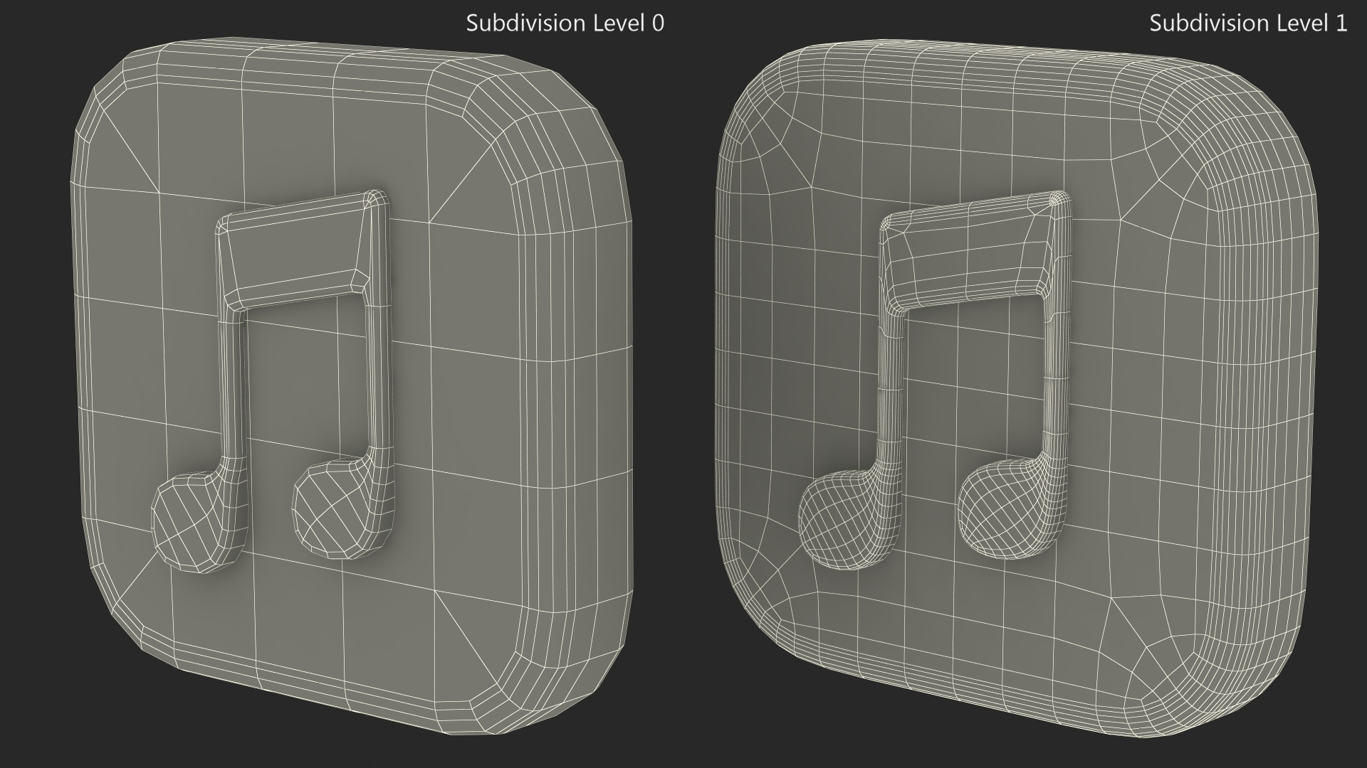 3D iPhone iOS Music Icon