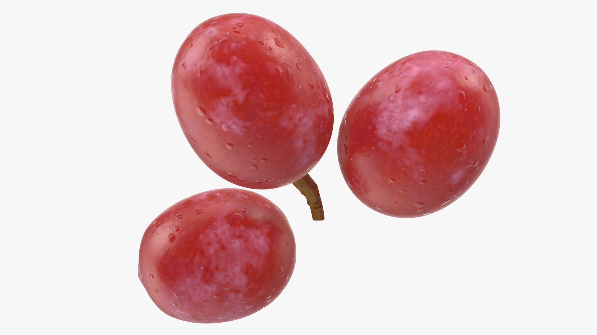 3D Pink Grapes
