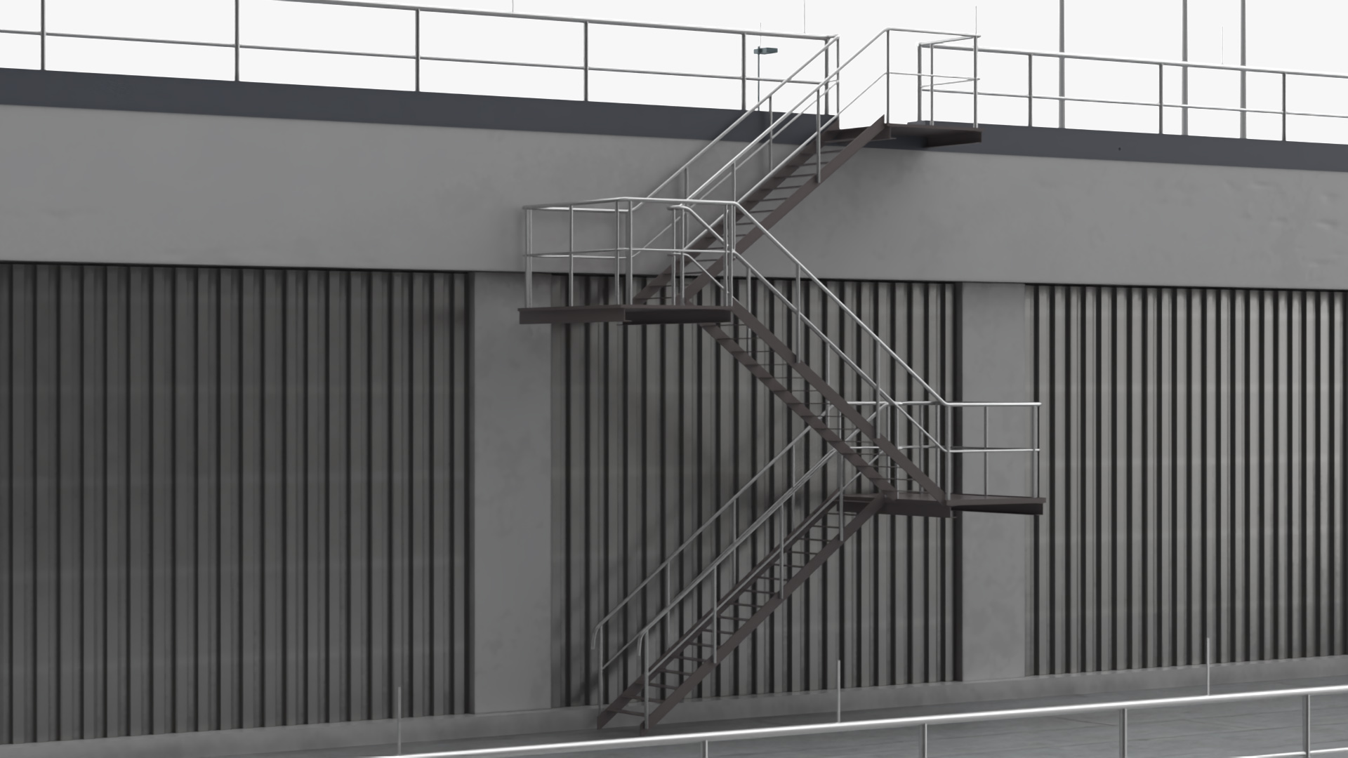 3D model NASA Launch Control Center Building