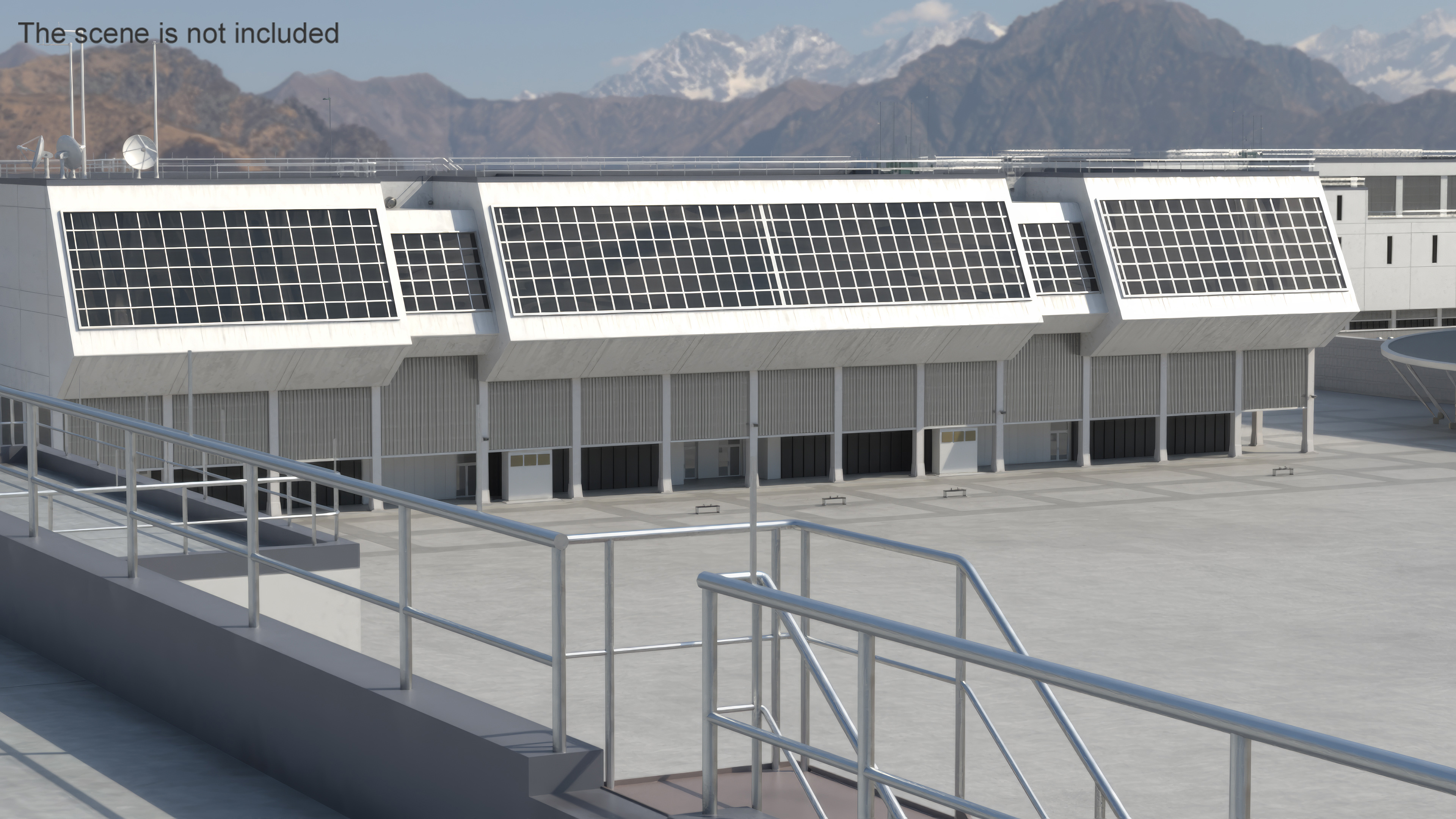 3D model NASA Launch Control Center Building