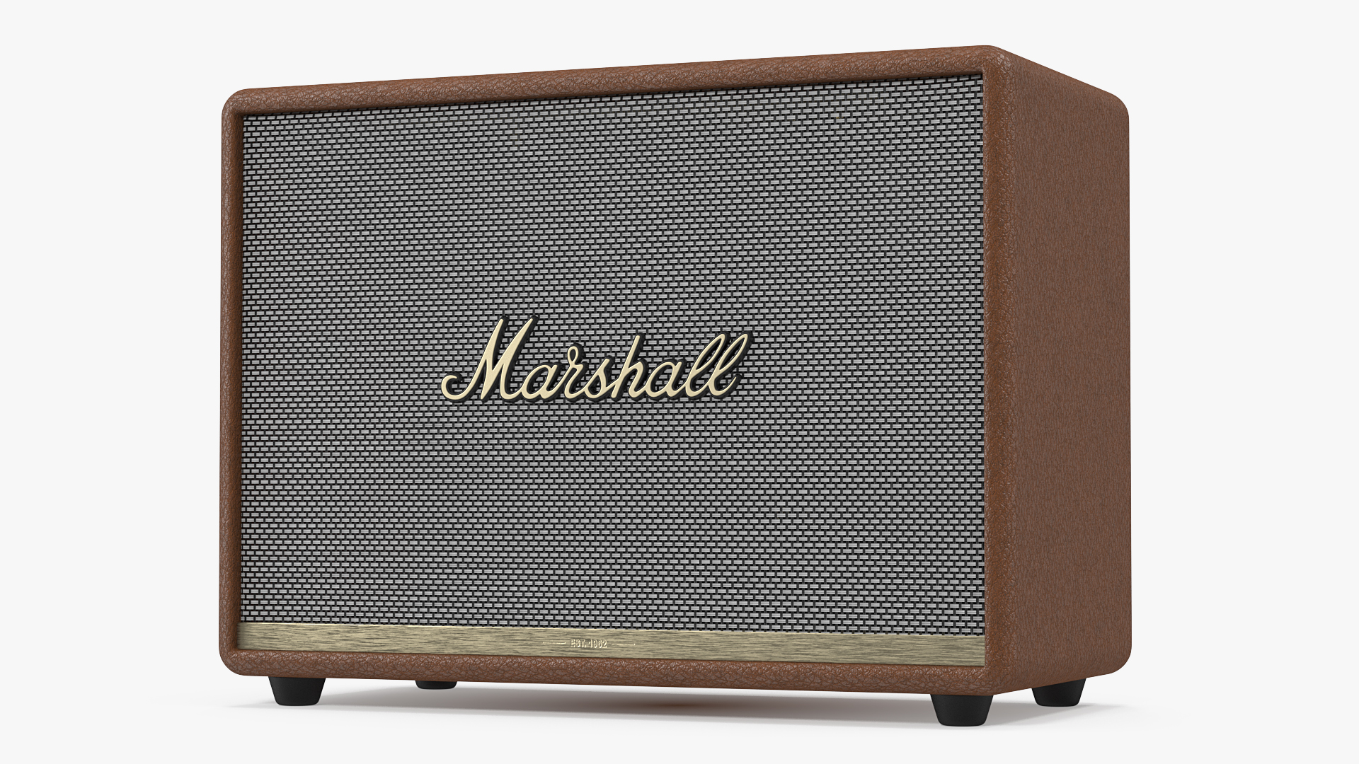 3D Marshall Woburn II Wireless Bluetooth Speaker Brown