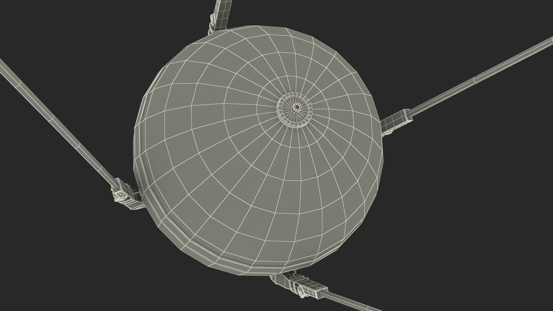 Sputnik 1 First Artificial Earth Satellite 3D