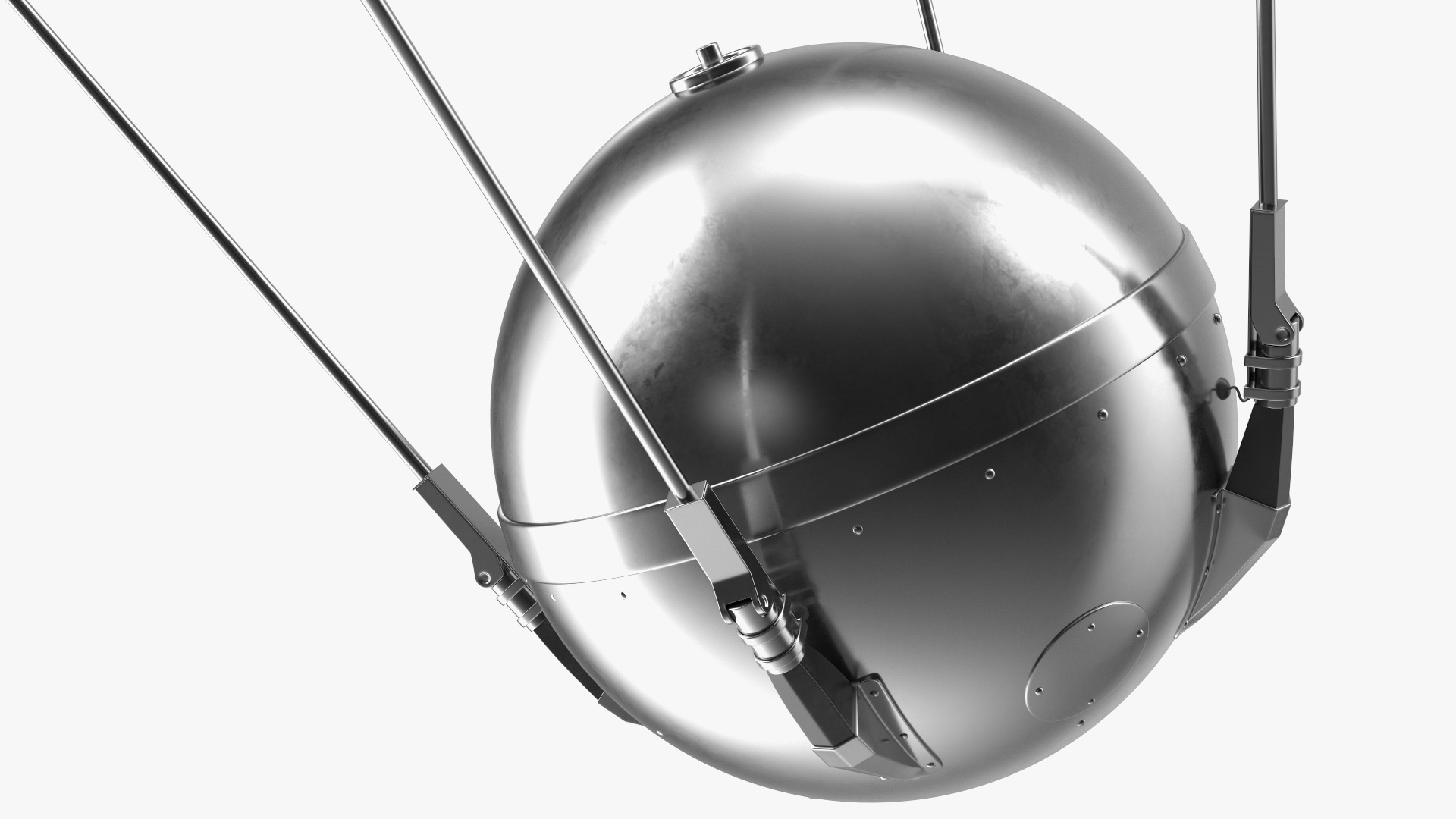Sputnik 1 First Artificial Earth Satellite 3D