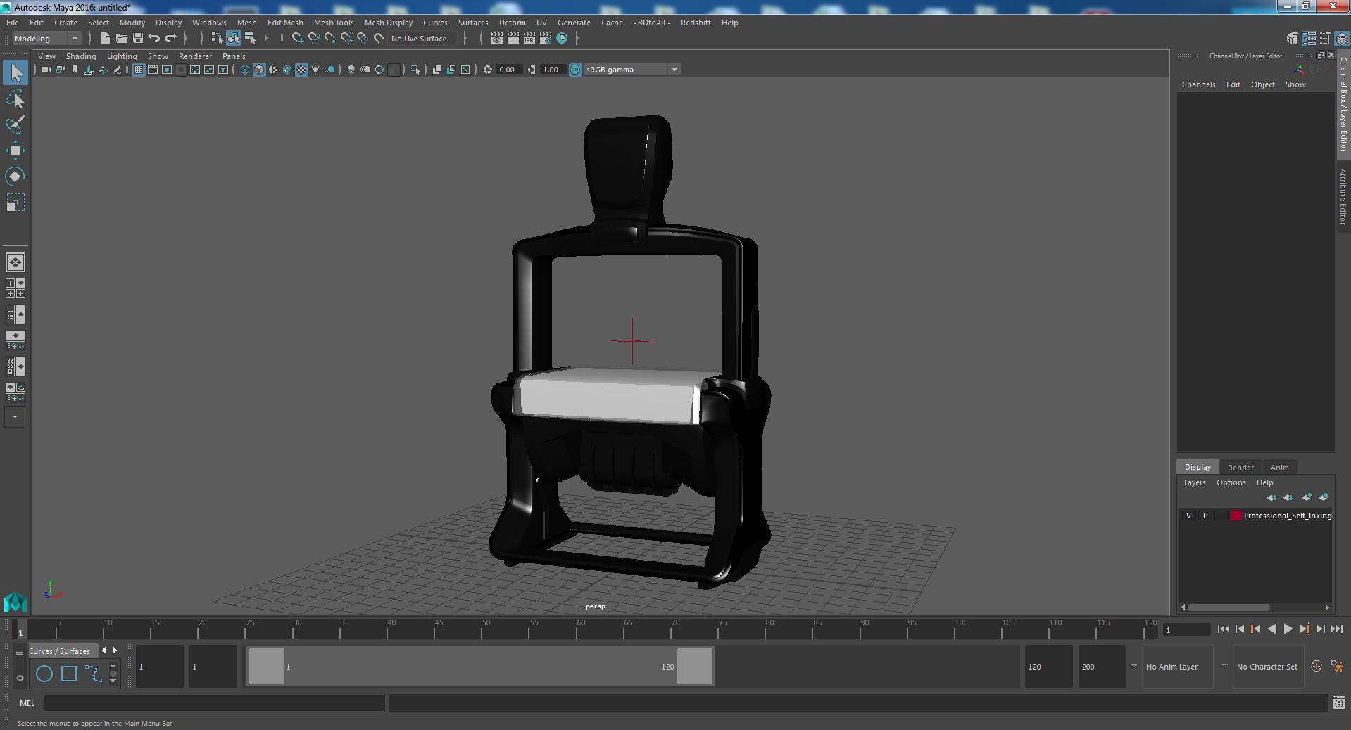 3D model Professional Self Inking Date Stamp