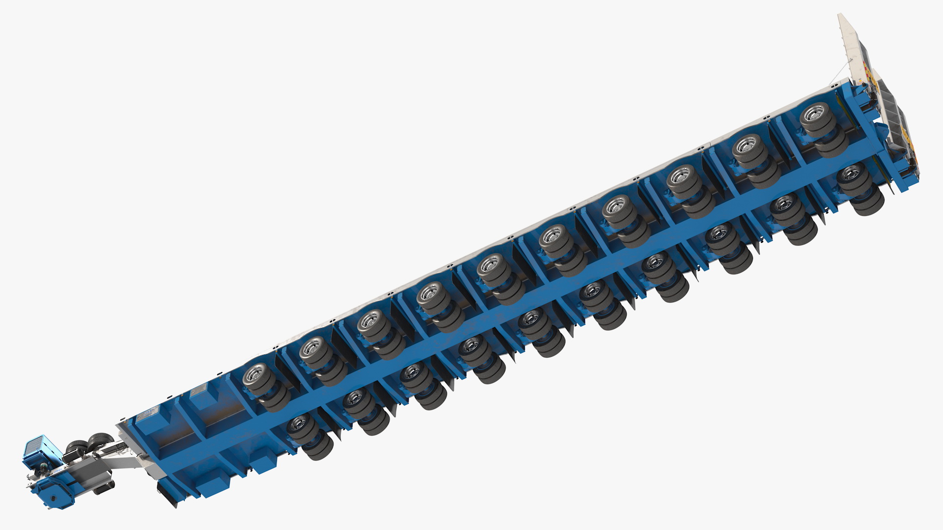 3D Drake Steerable Low Loader Rigged model