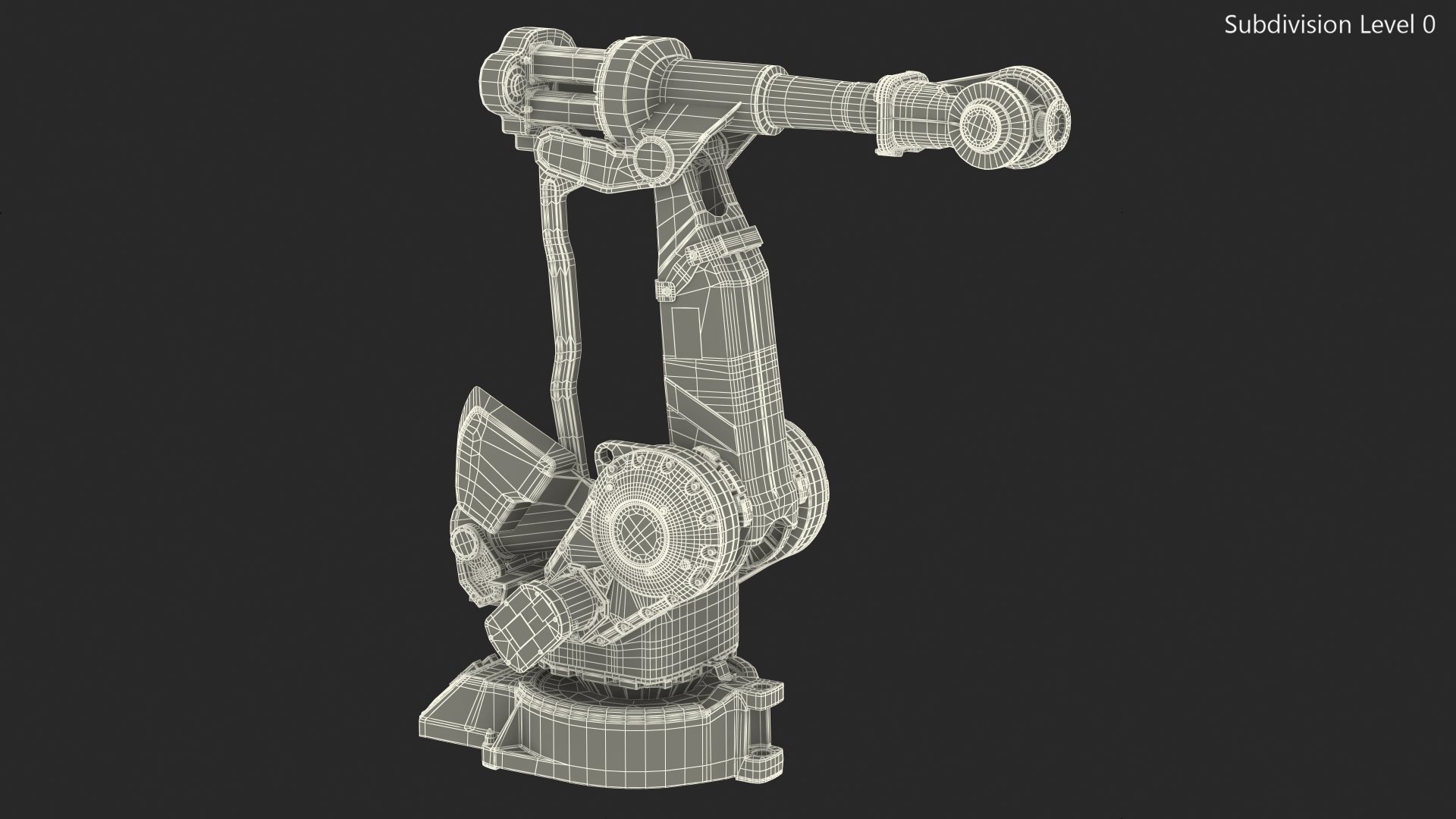 3D ABB IRB 4400 6 Axis Industrial Robot