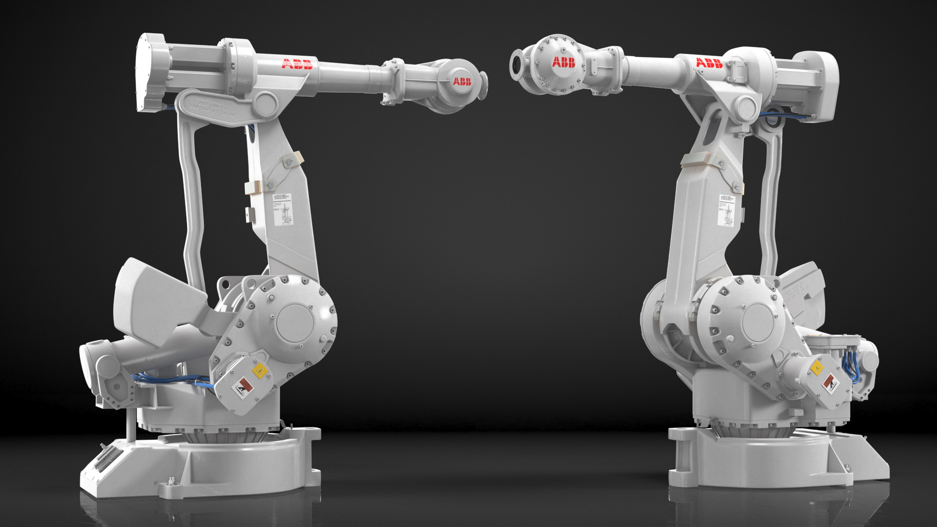 3D ABB IRB 4400 6 Axis Industrial Robot