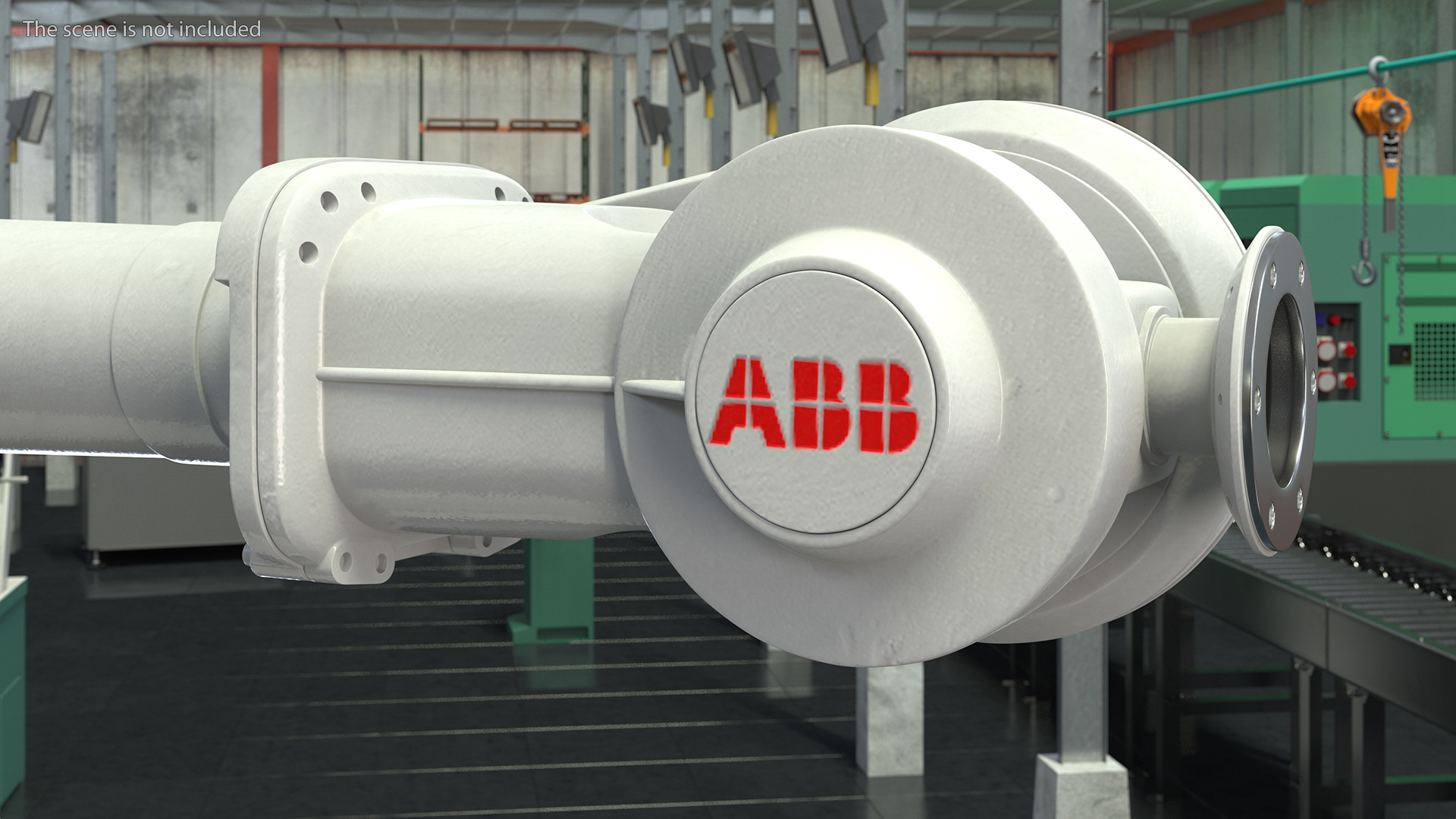 3D ABB IRB 4400 6 Axis Industrial Robot