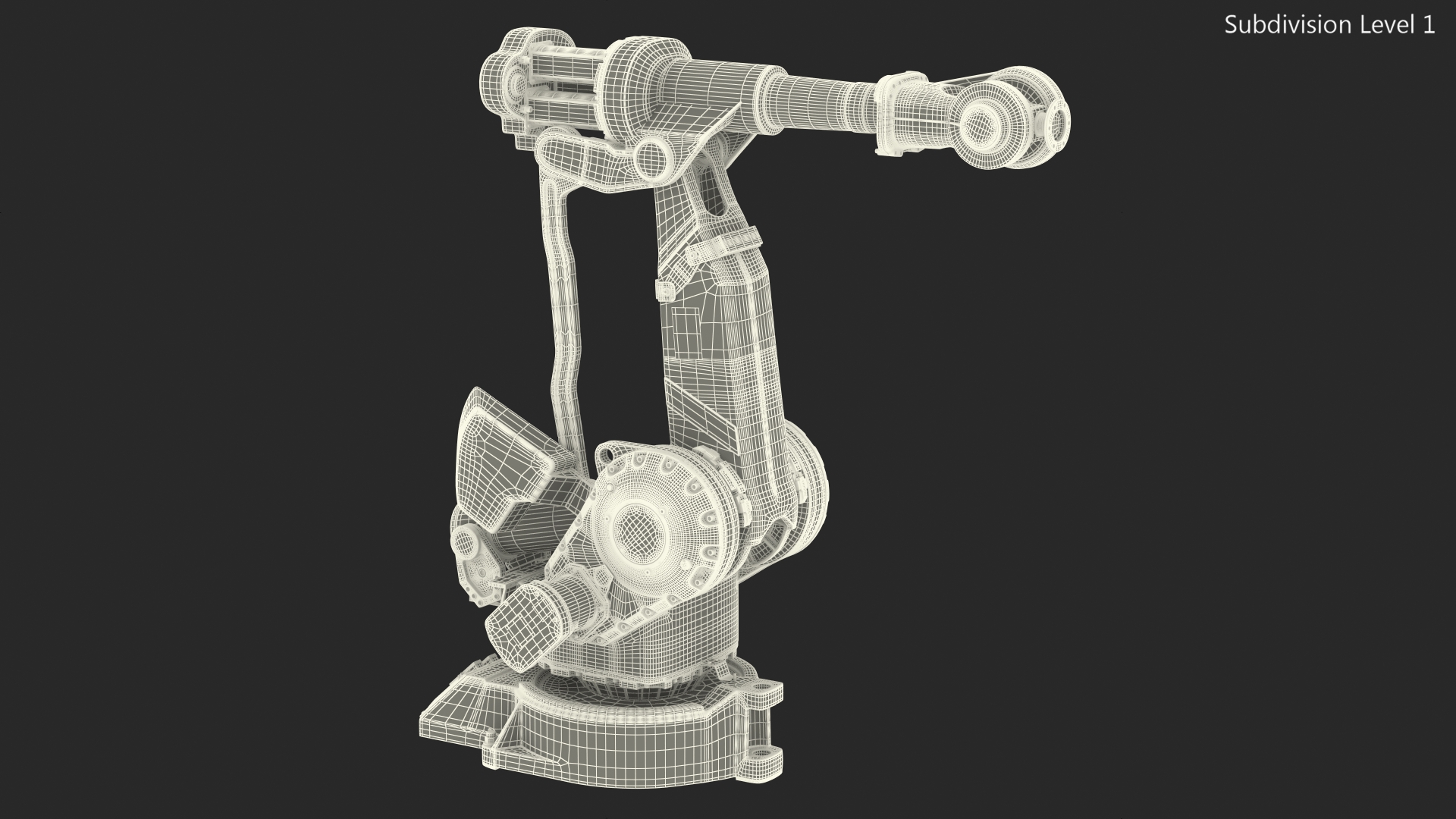 3D ABB IRB 4400 6 Axis Industrial Robot