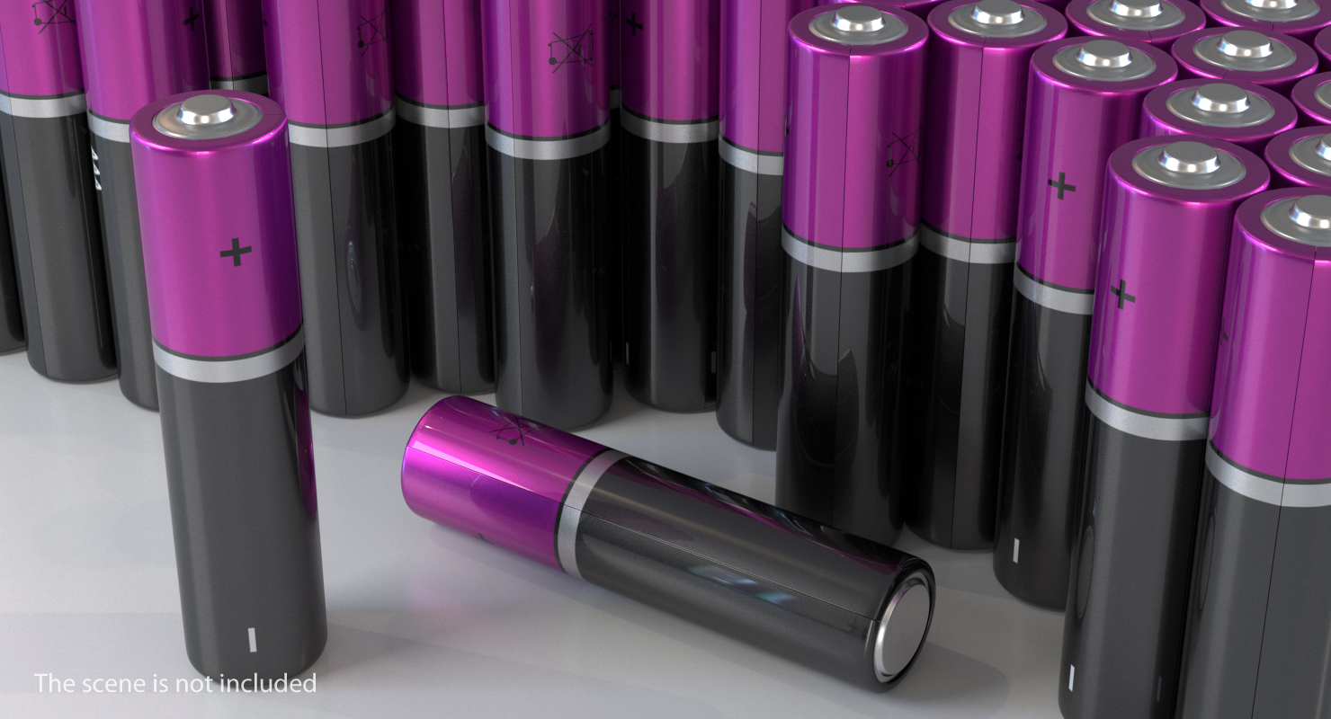 AAA Battery Generic 3D model