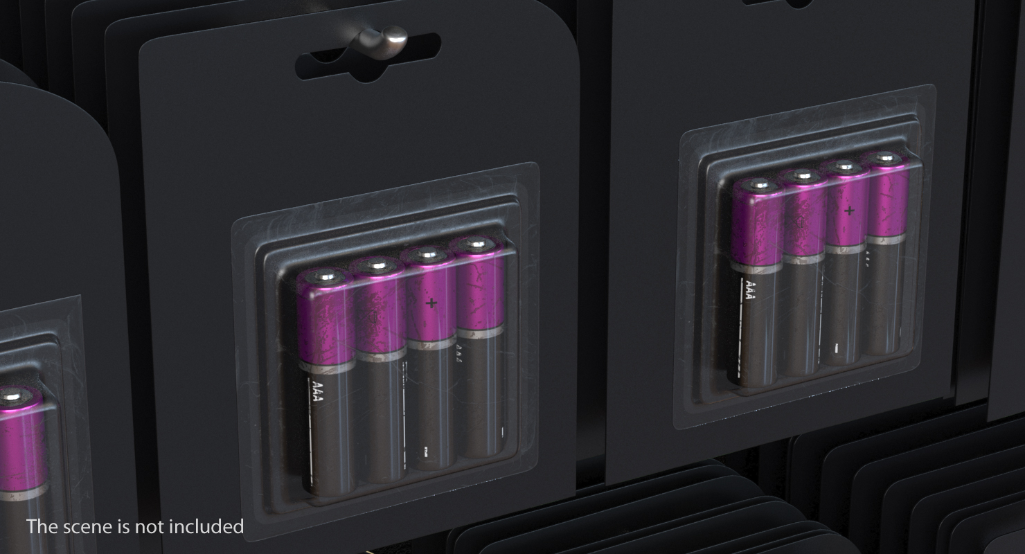 AAA Battery Generic 3D model