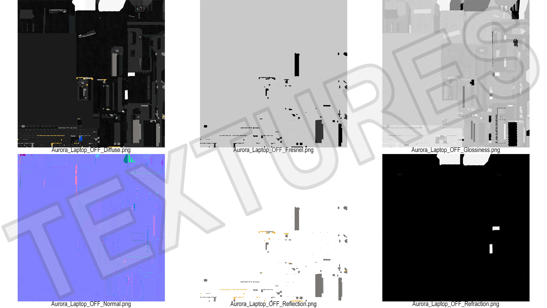 3D Laptop Expanscape Aurora Closed