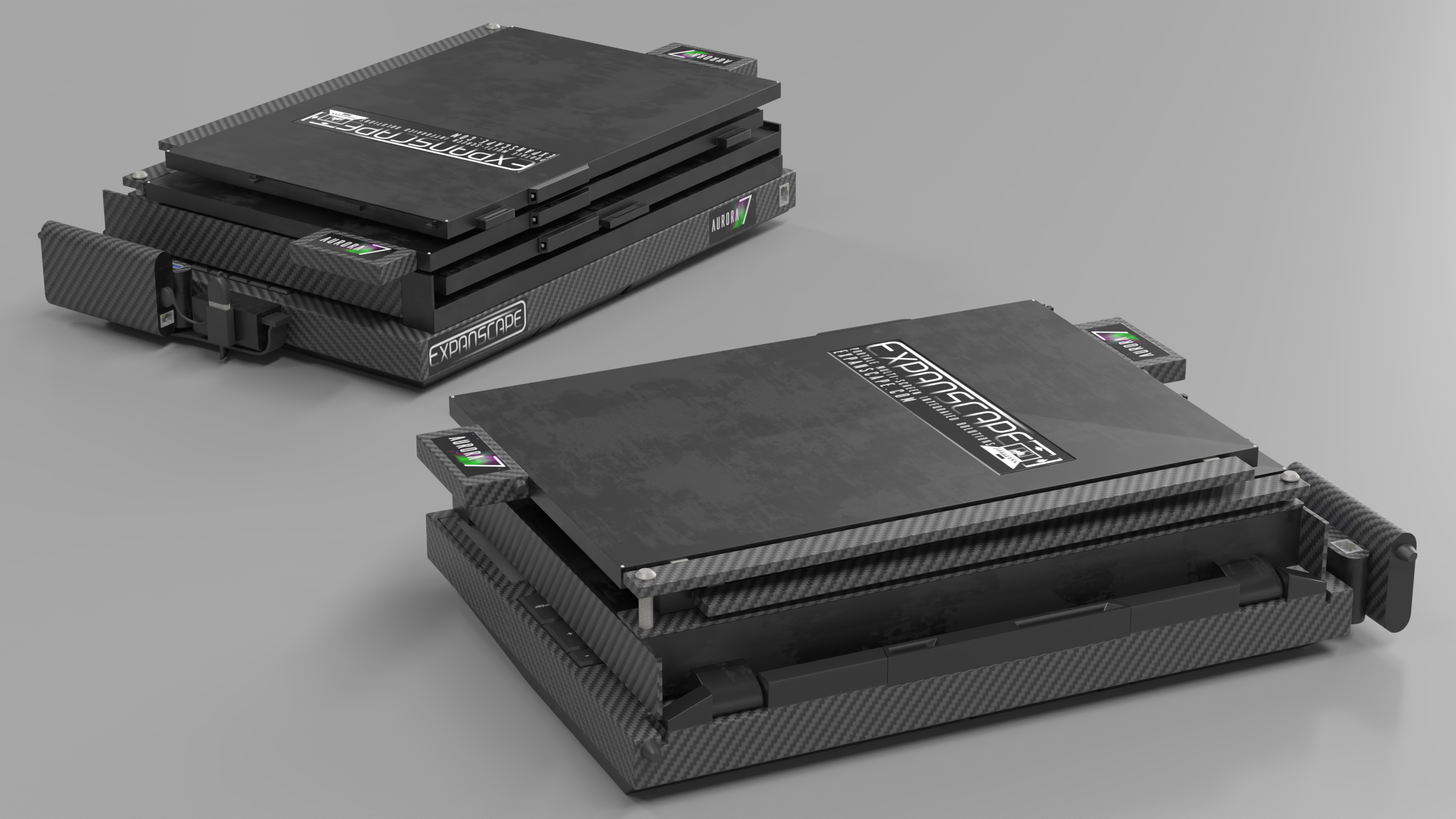 3D Laptop Expanscape Aurora Closed
