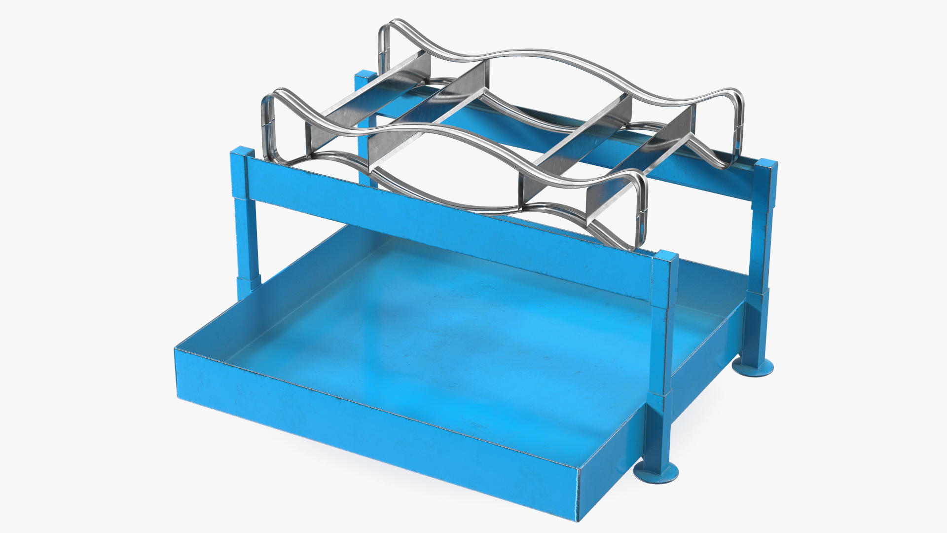 3D Barrel Horizontal Retention Basin model