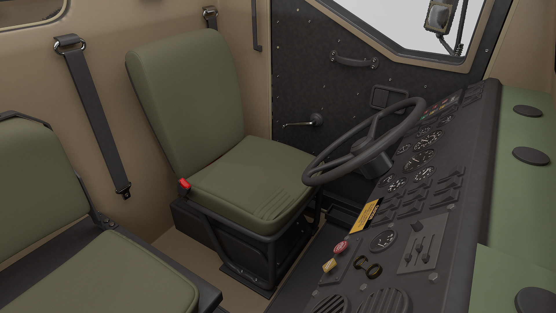 OshKosh MTVR MK23 with Tent Sand Camo 3D