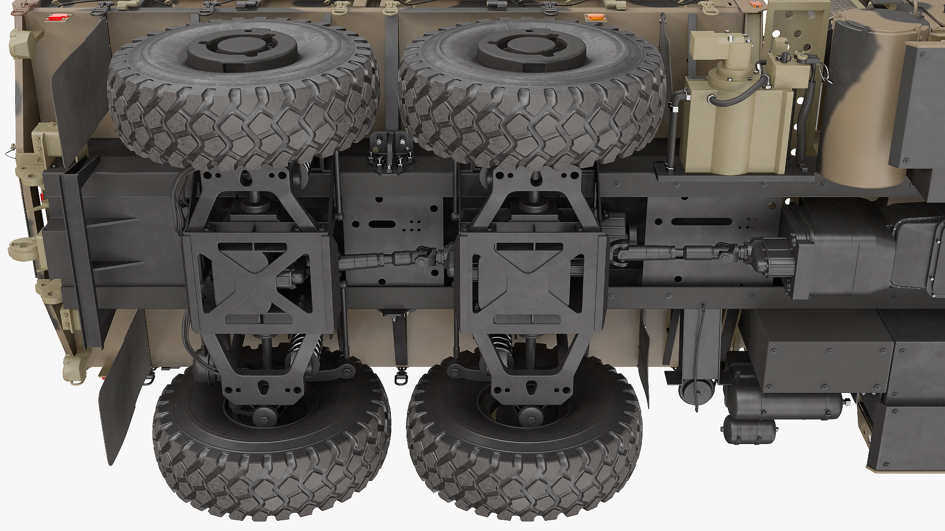 OshKosh MTVR MK23 with Tent Sand Camo 3D