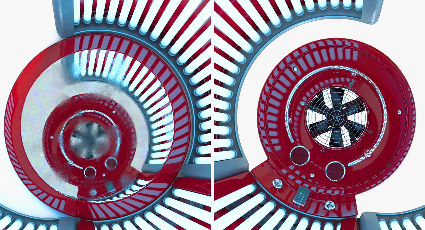 Vertical Solarium Tanning Bed 3D model