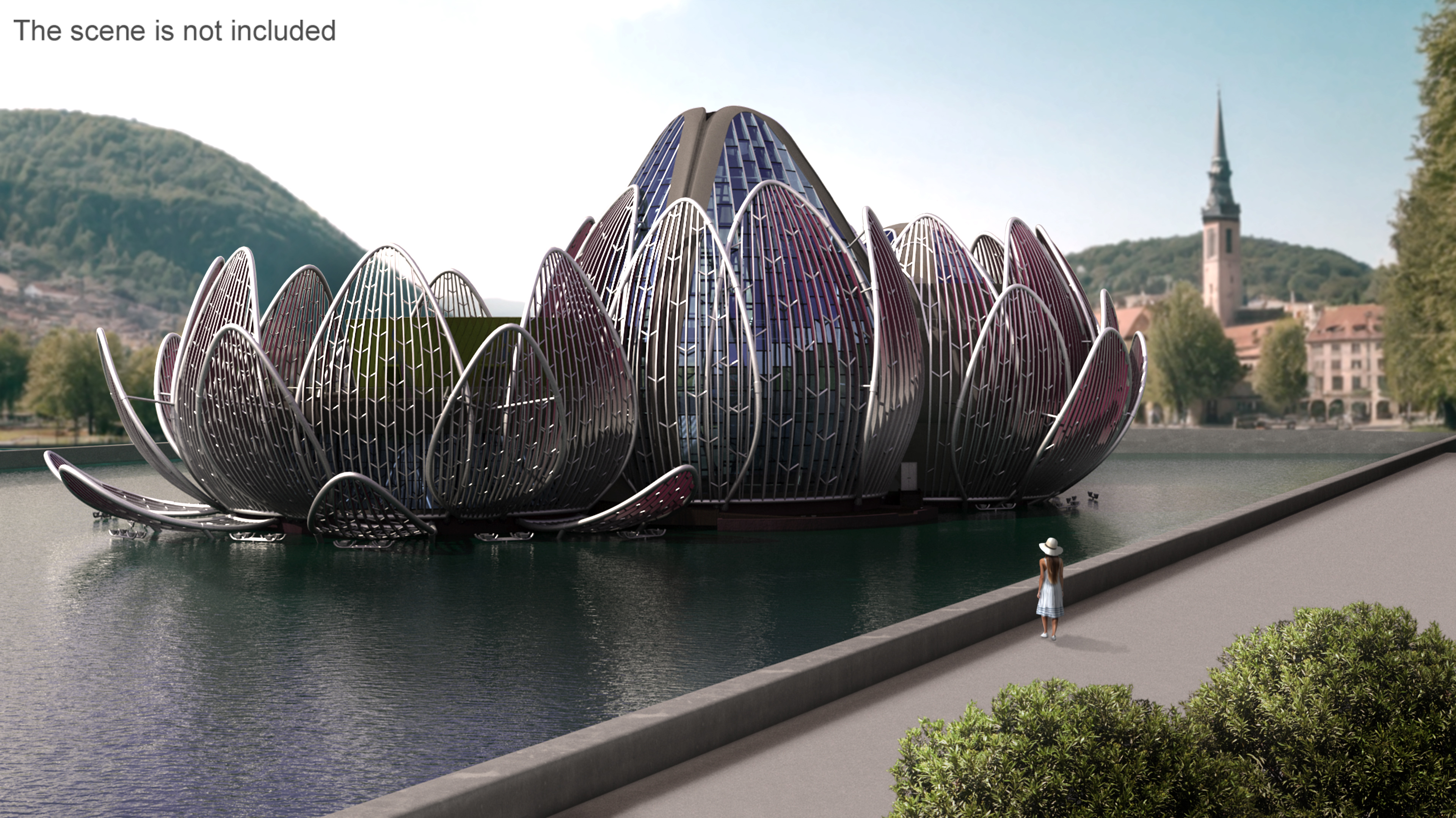 3D model Lotus Building Wujin