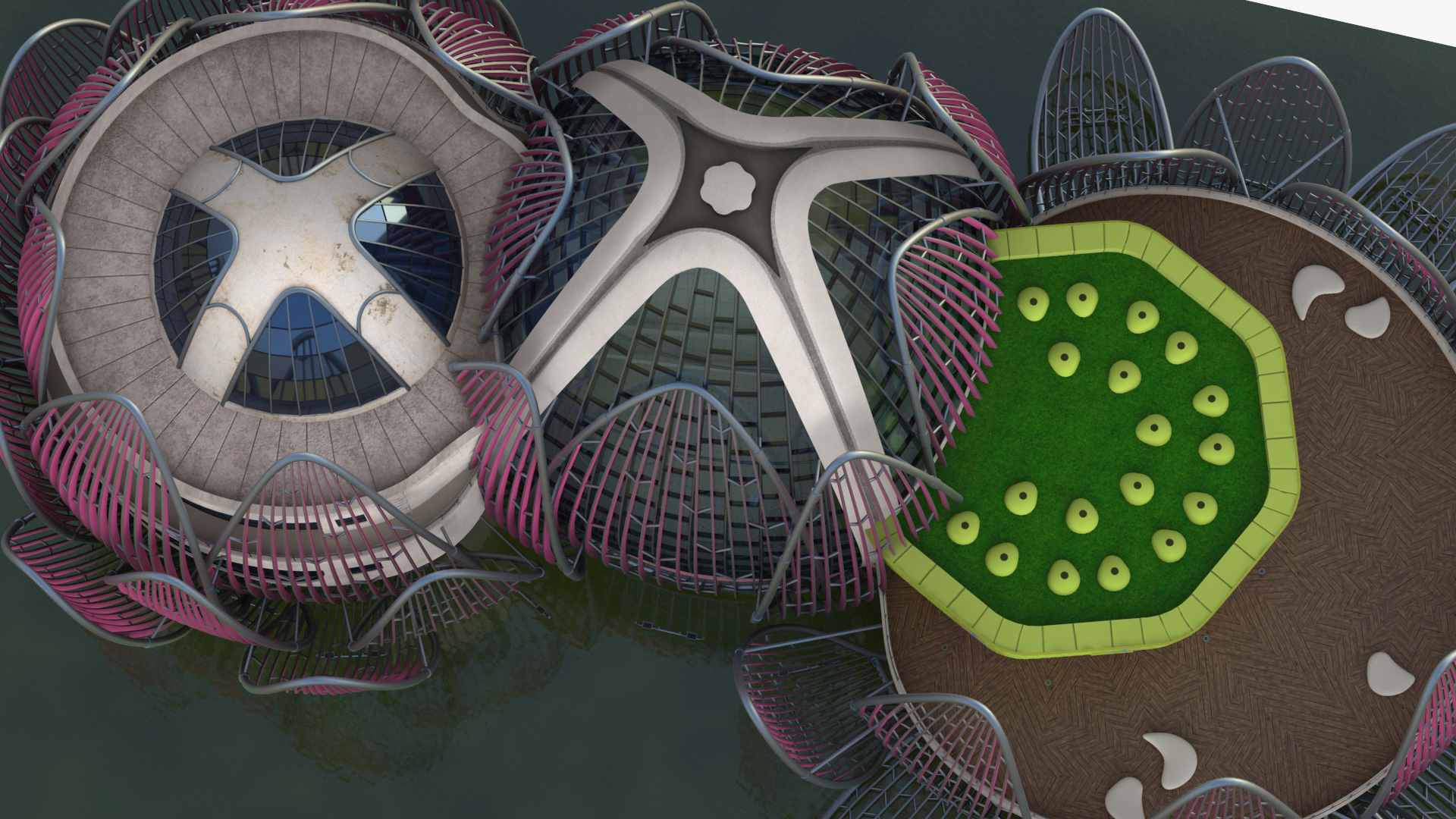 3D model Lotus Building Wujin