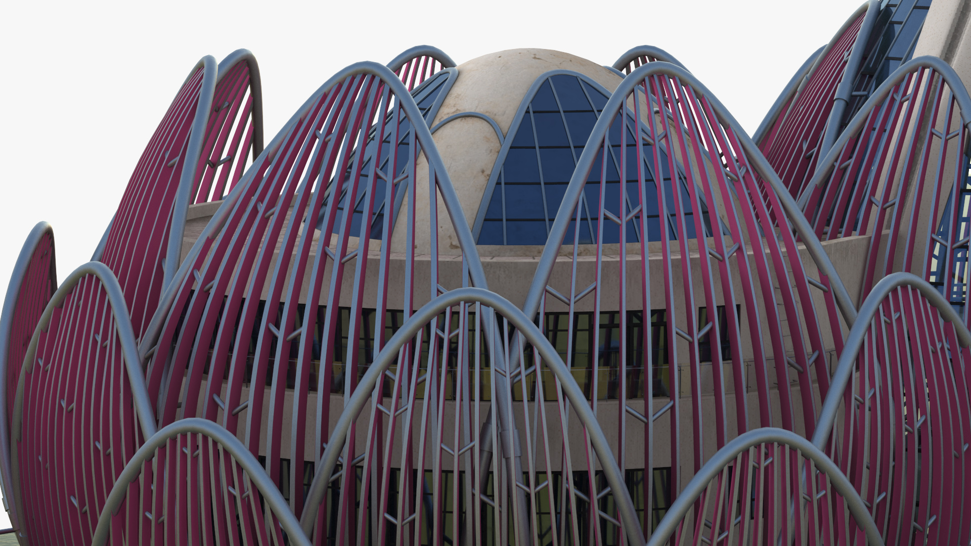 3D model Lotus Building Wujin