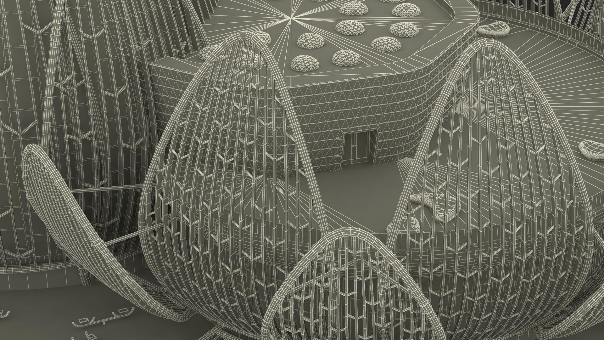 3D model Lotus Building Wujin